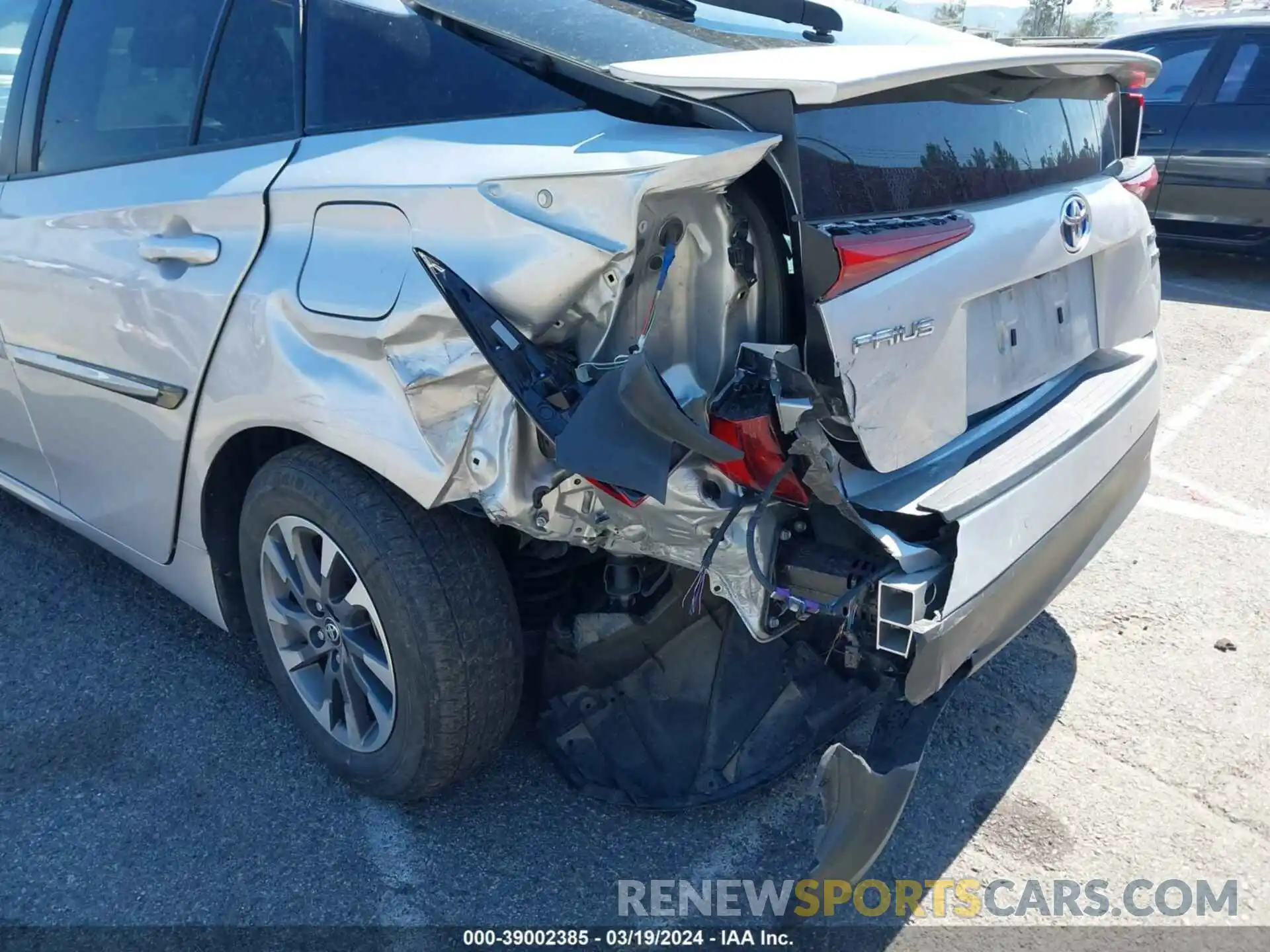 6 Photograph of a damaged car JTDKAMFU9N3160763 TOYOTA PRIUS 2022