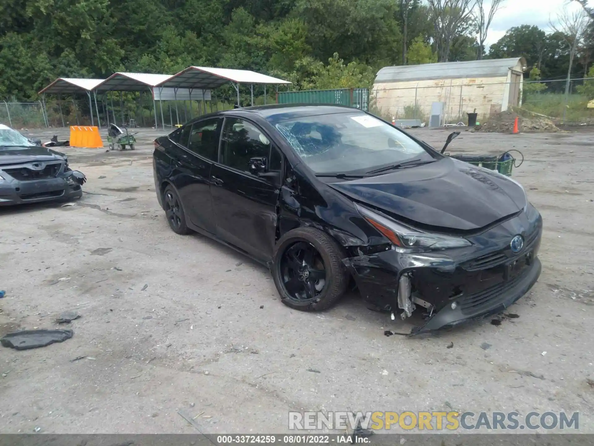 1 Photograph of a damaged car JTDKAMFU9N3161850 TOYOTA PRIUS 2022