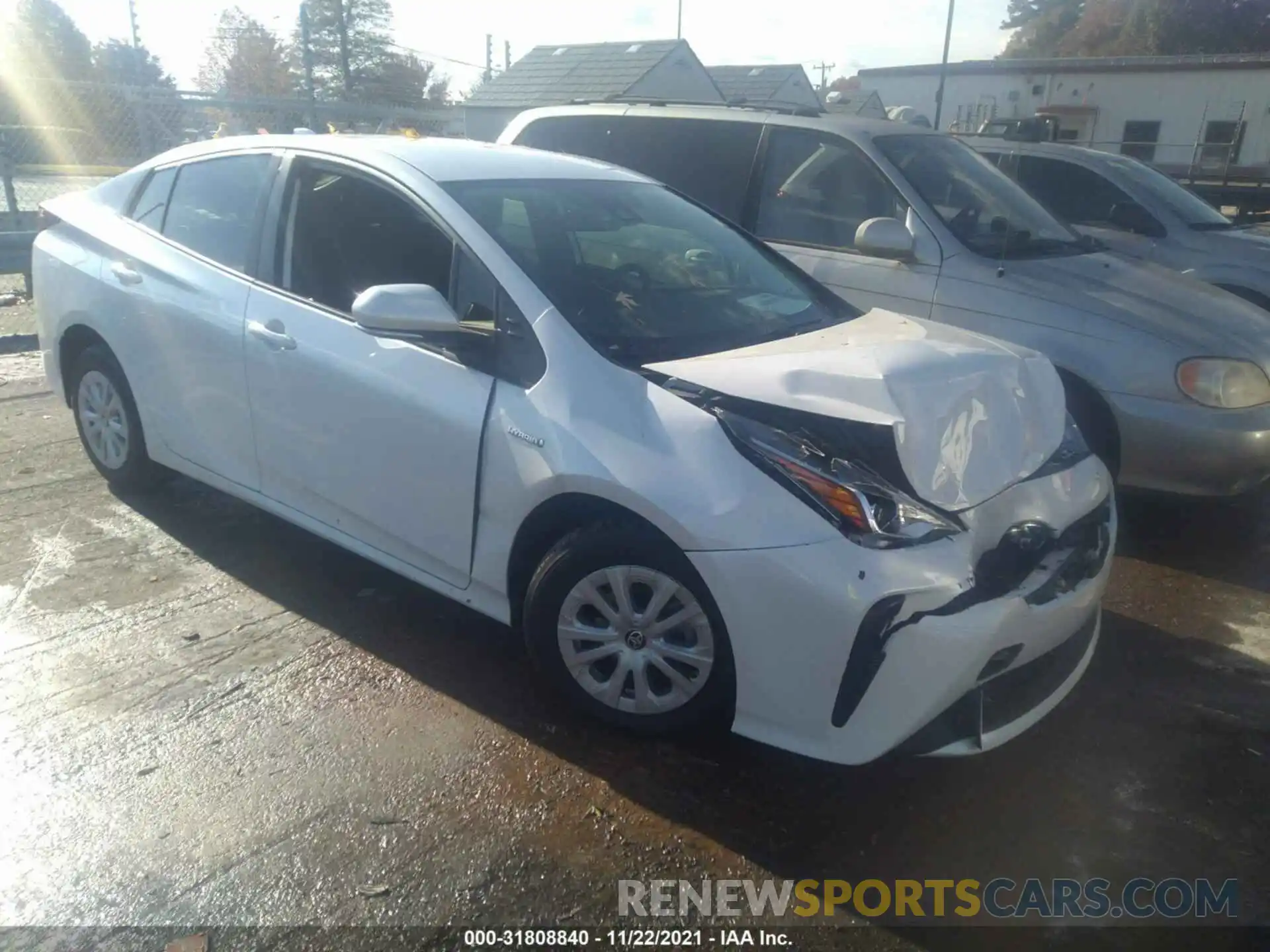 1 Photograph of a damaged car JTDKAMFUXN3158259 TOYOTA PRIUS 2022