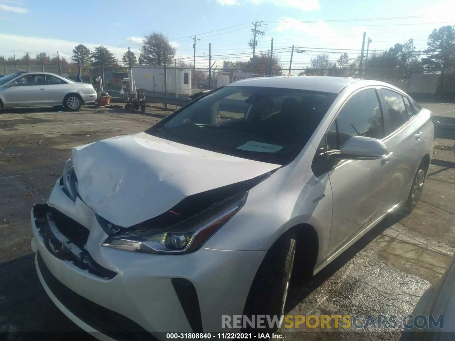 2 Photograph of a damaged car JTDKAMFUXN3158259 TOYOTA PRIUS 2022