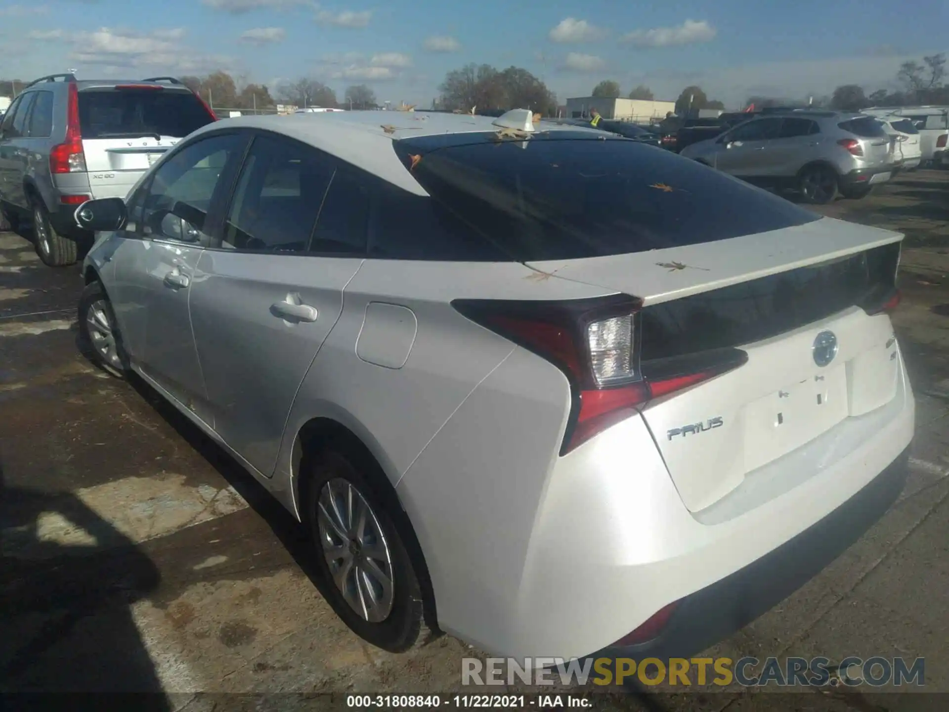 3 Photograph of a damaged car JTDKAMFUXN3158259 TOYOTA PRIUS 2022