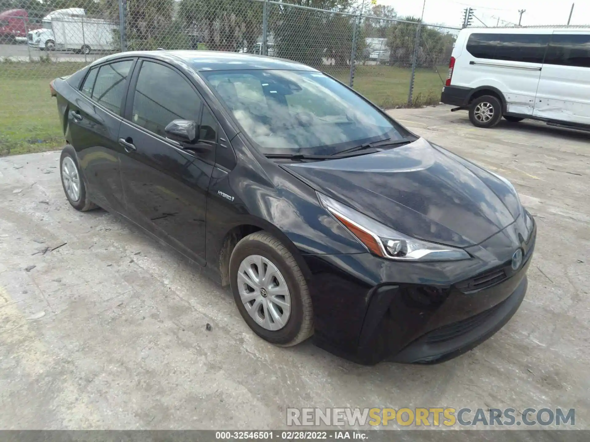 1 Photograph of a damaged car JTDKAMFUXN3159153 TOYOTA PRIUS 2022