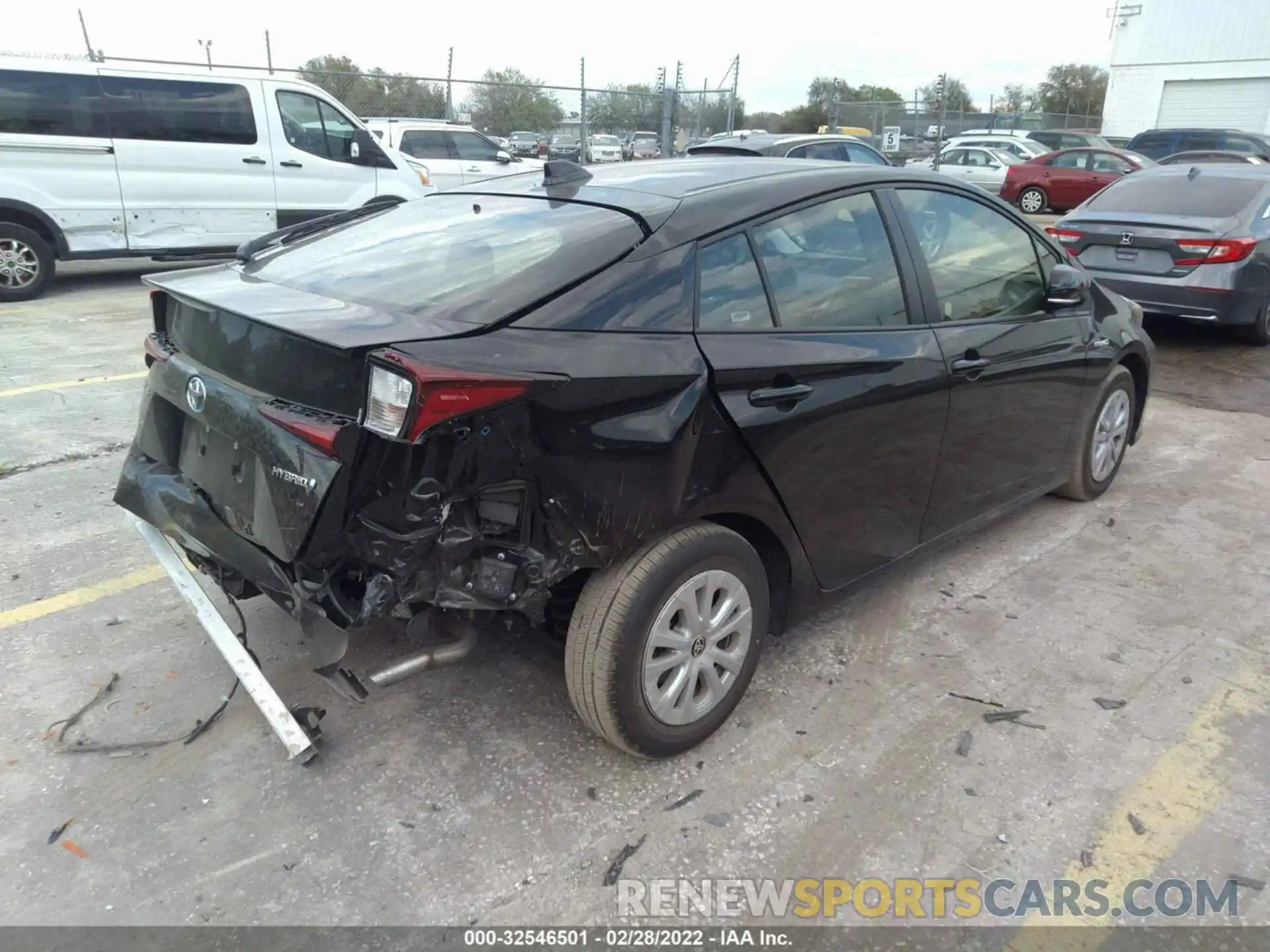 4 Photograph of a damaged car JTDKAMFUXN3159153 TOYOTA PRIUS 2022