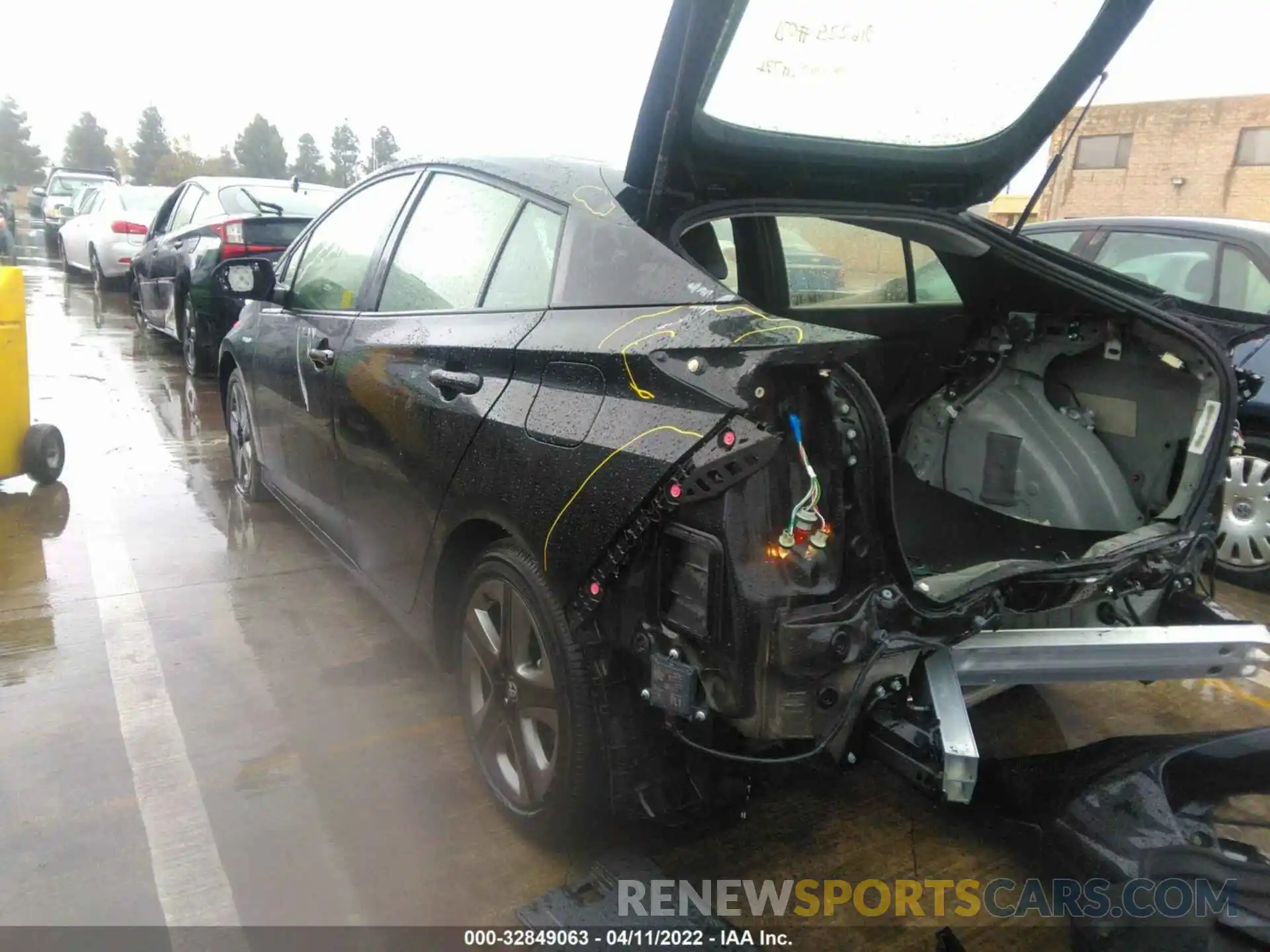 3 Photograph of a damaged car JTDKAMFUXN3160027 TOYOTA PRIUS 2022