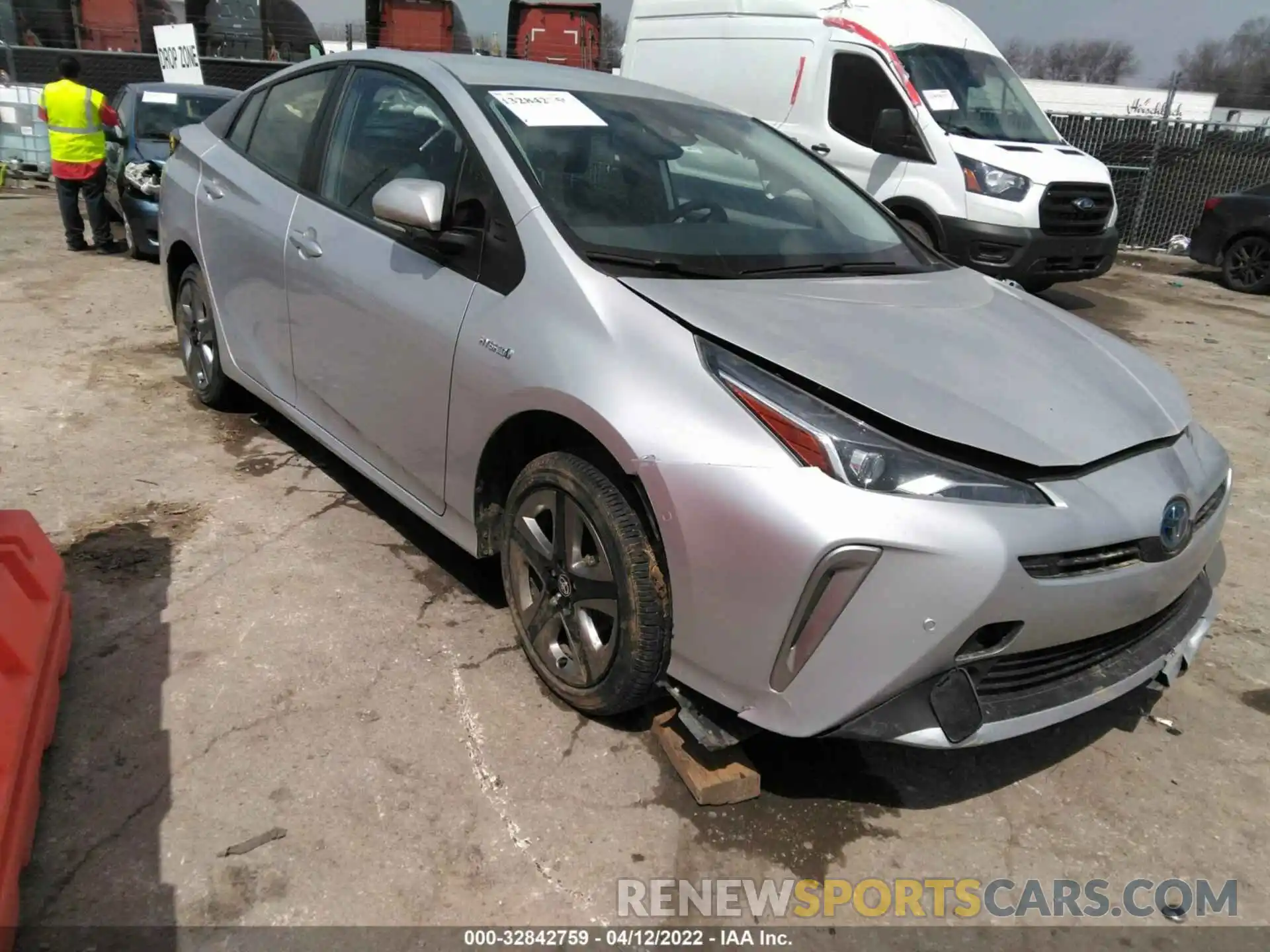 1 Photograph of a damaged car JTDKAMFUXN3160173 TOYOTA PRIUS 2022