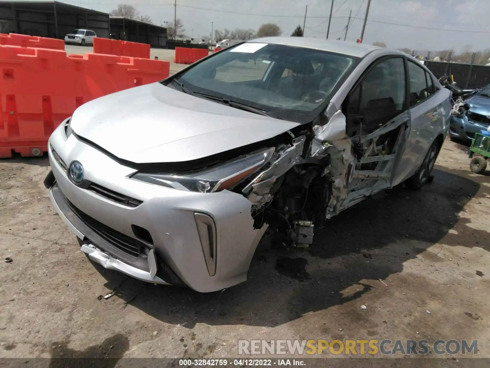 2 Photograph of a damaged car JTDKAMFUXN3160173 TOYOTA PRIUS 2022