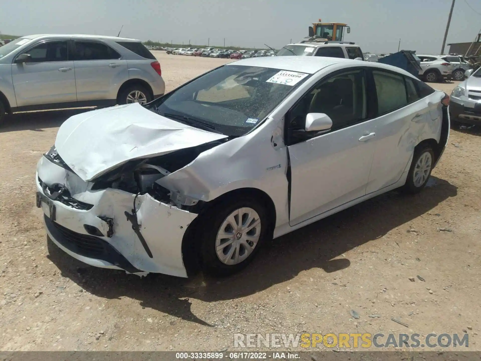 2 Photograph of a damaged car JTDKAMFUXN3166572 TOYOTA PRIUS 2022