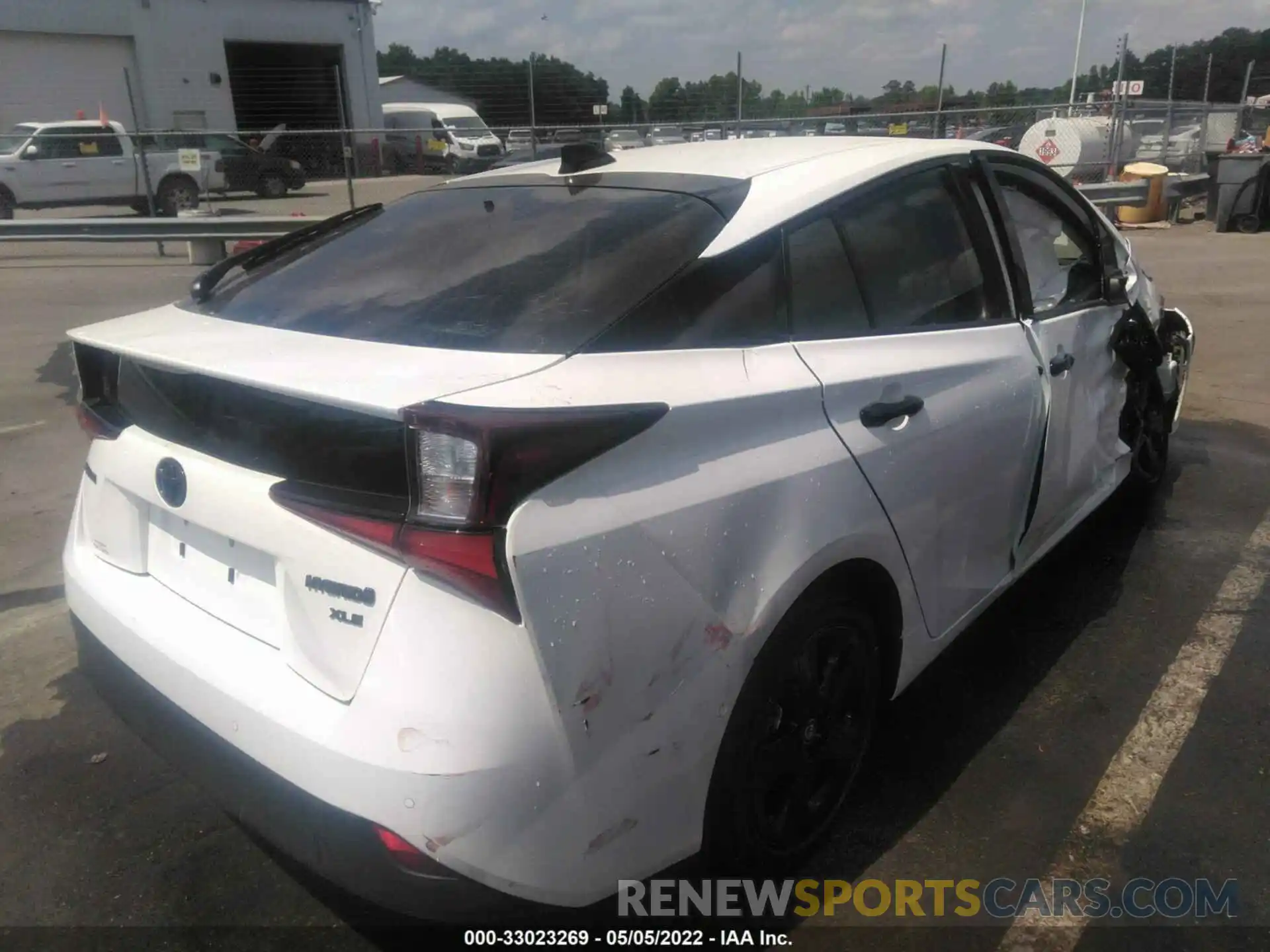 4 Photograph of a damaged car JTDKAMFUXN3169519 TOYOTA PRIUS 2022