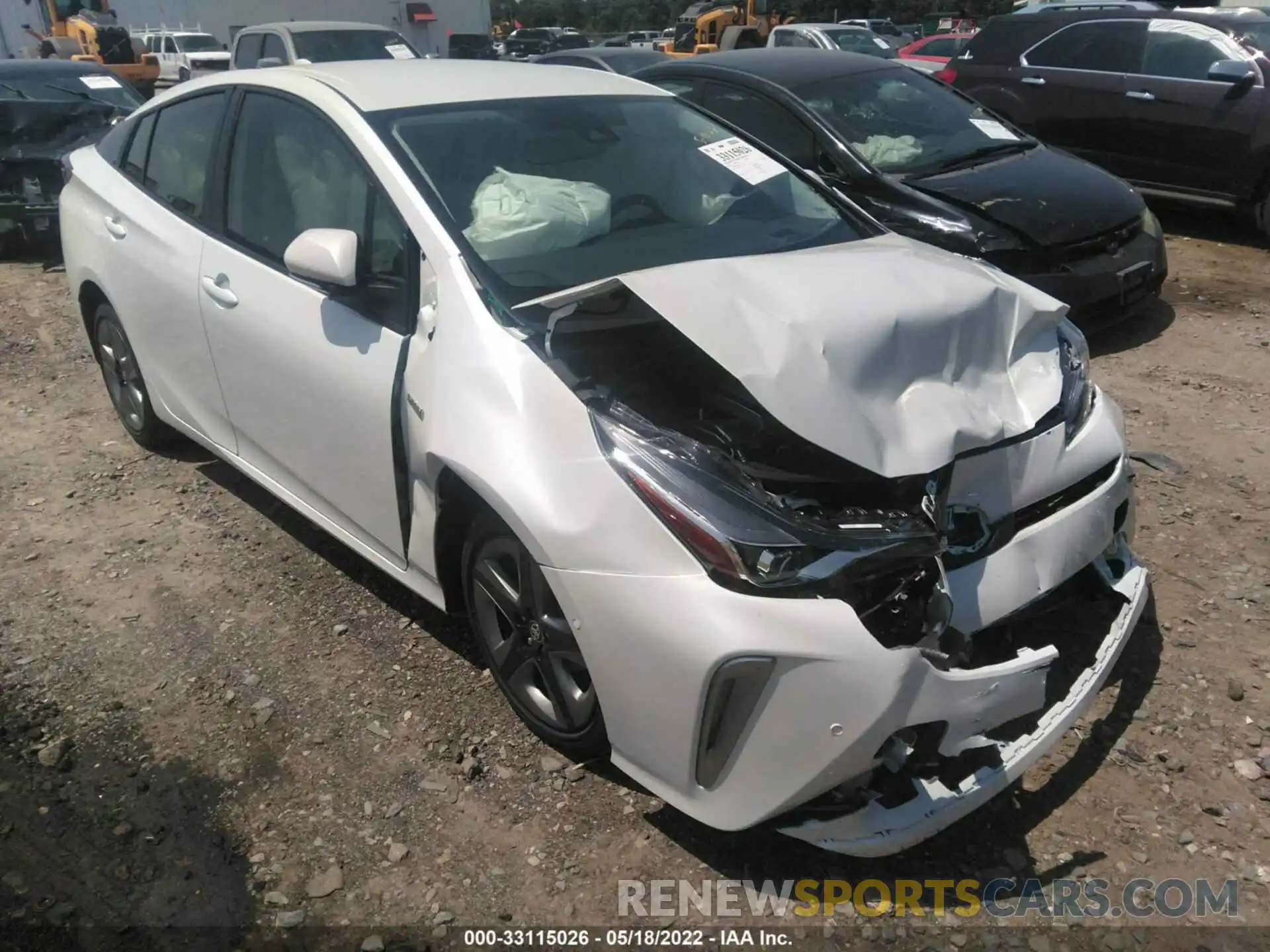 1 Photograph of a damaged car JTDKAMFUXN3170377 TOYOTA PRIUS 2022