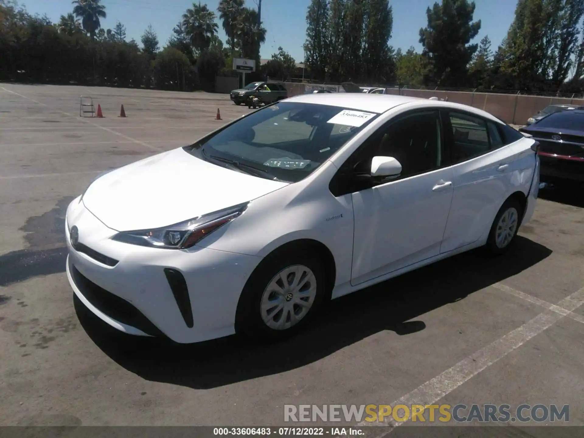 2 Photograph of a damaged car JTDKAMFUXN3176762 TOYOTA PRIUS 2022