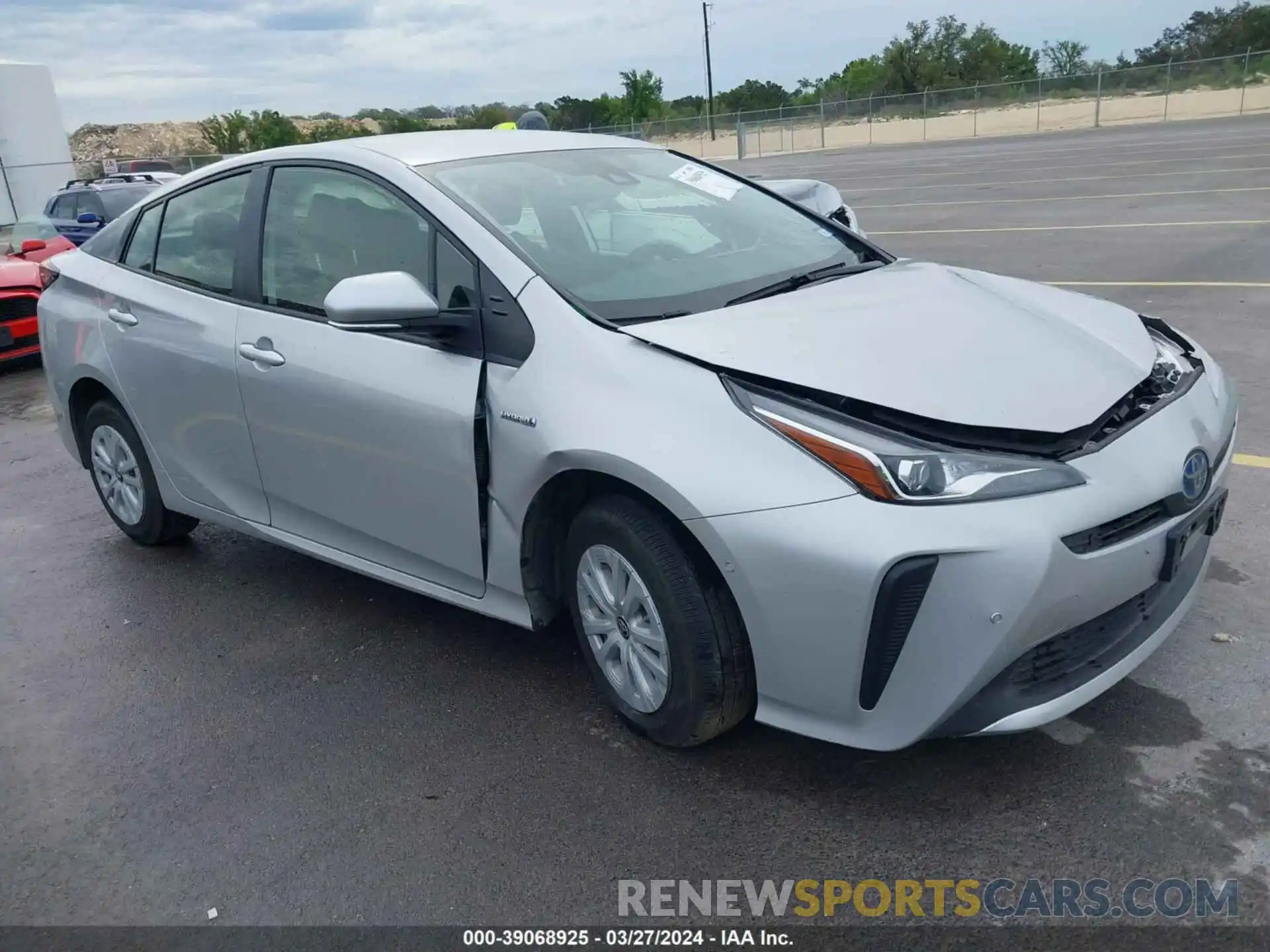 1 Photograph of a damaged car JTDKAMFUXN3189625 TOYOTA PRIUS 2022