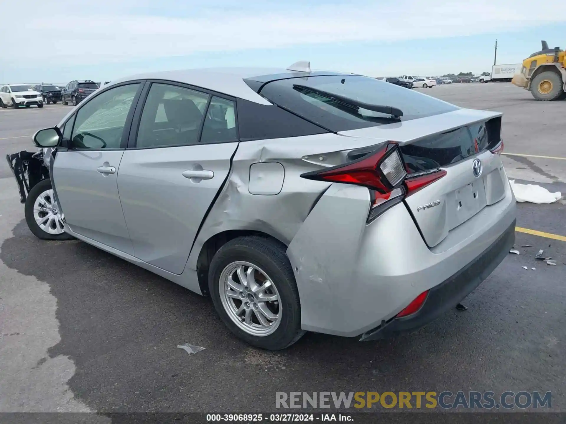 3 Photograph of a damaged car JTDKAMFUXN3189625 TOYOTA PRIUS 2022