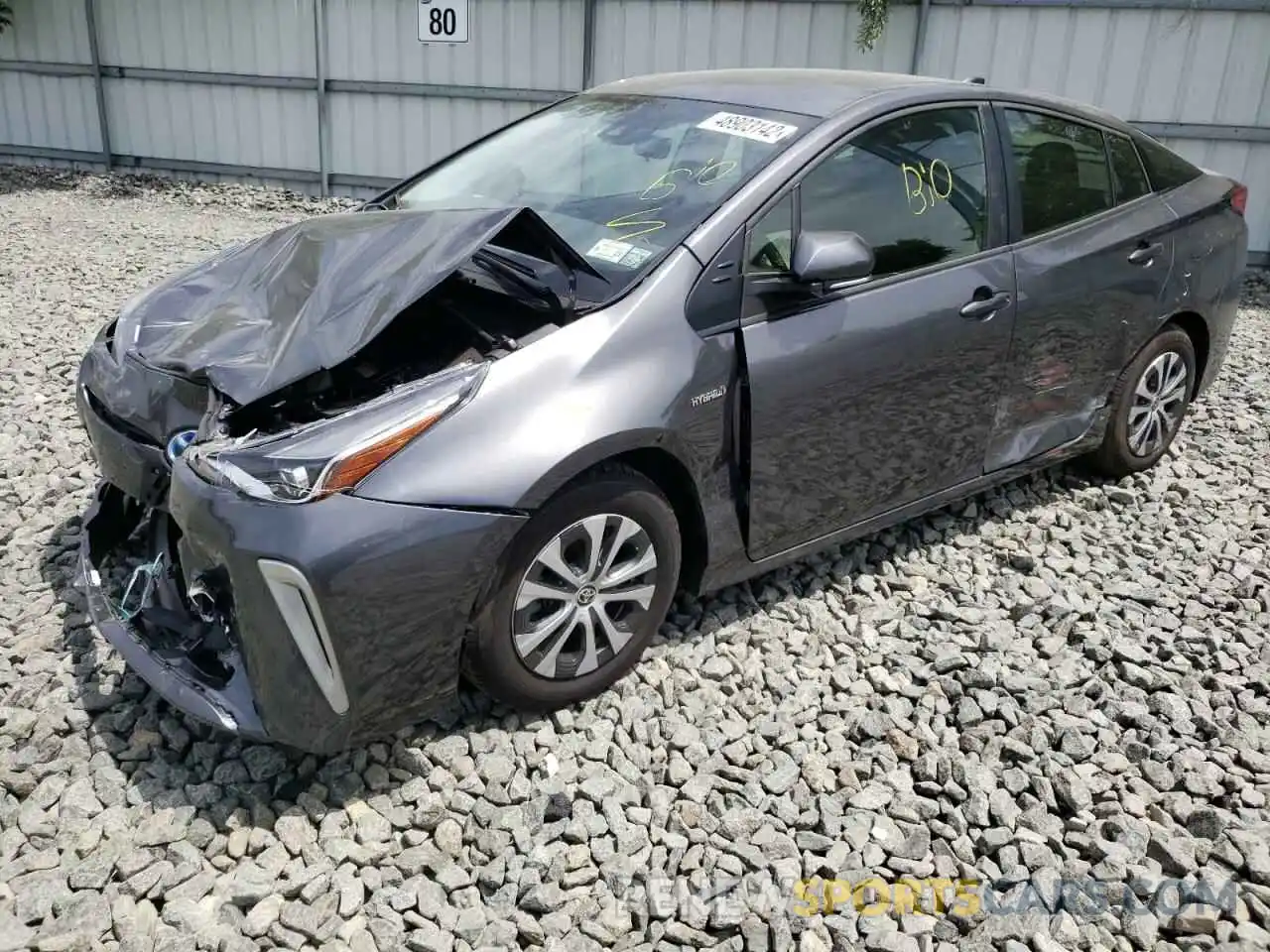 2 Photograph of a damaged car JTDL9MFU0N3031727 TOYOTA PRIUS 2022