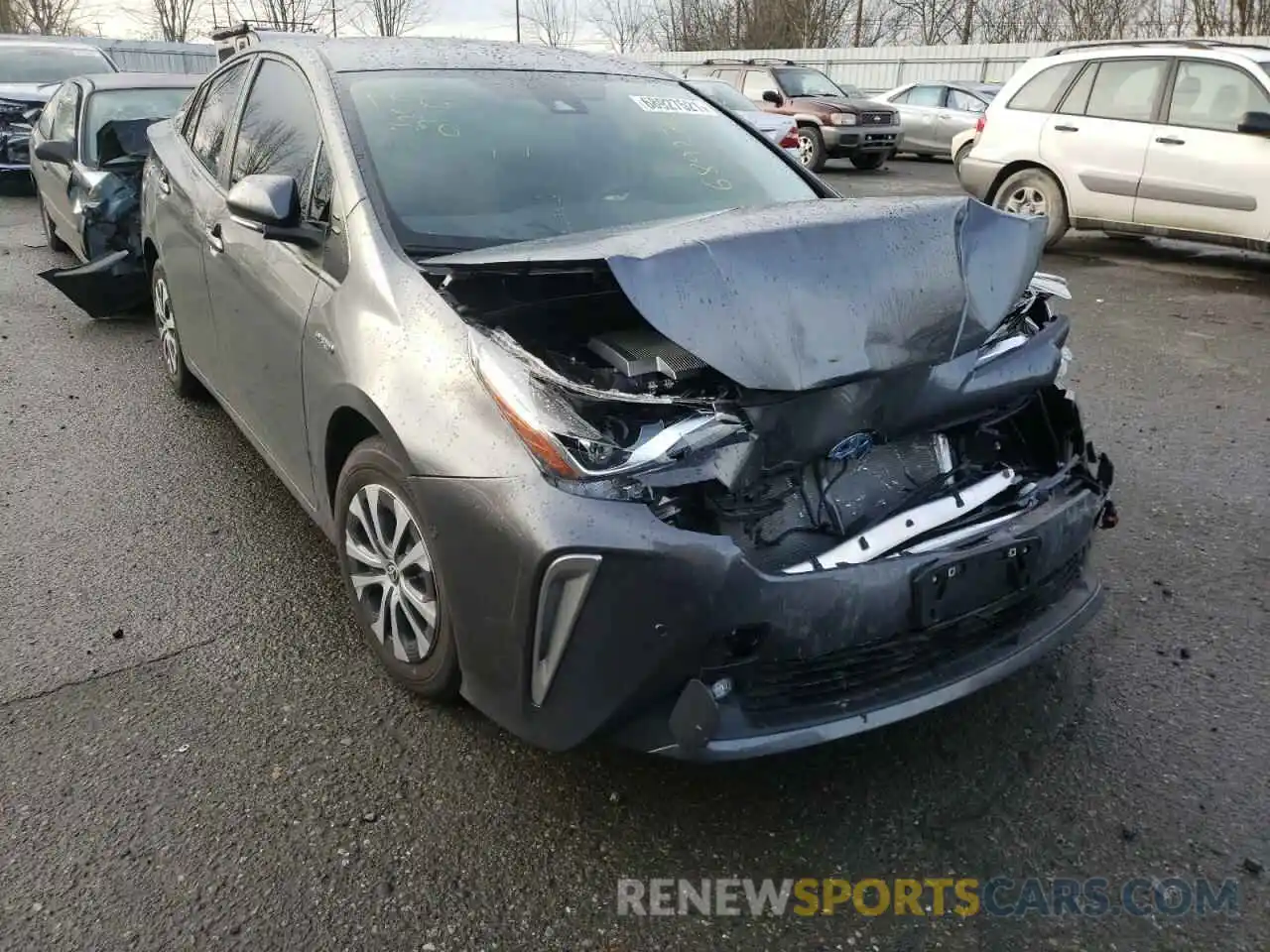 1 Photograph of a damaged car JTDL9MFU0N3032361 TOYOTA PRIUS 2022