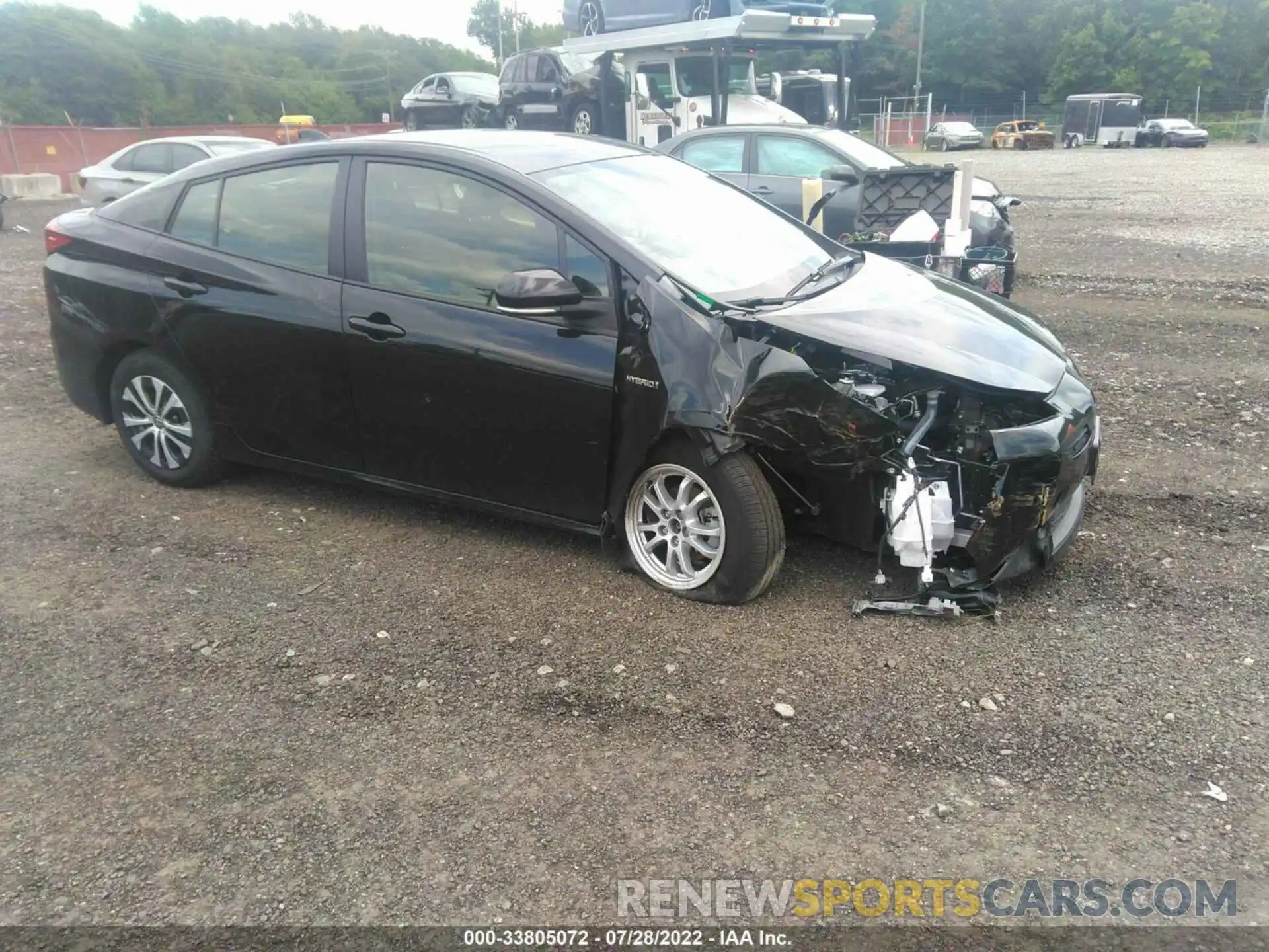 1 Photograph of a damaged car JTDL9MFU0N3035194 TOYOTA PRIUS 2022