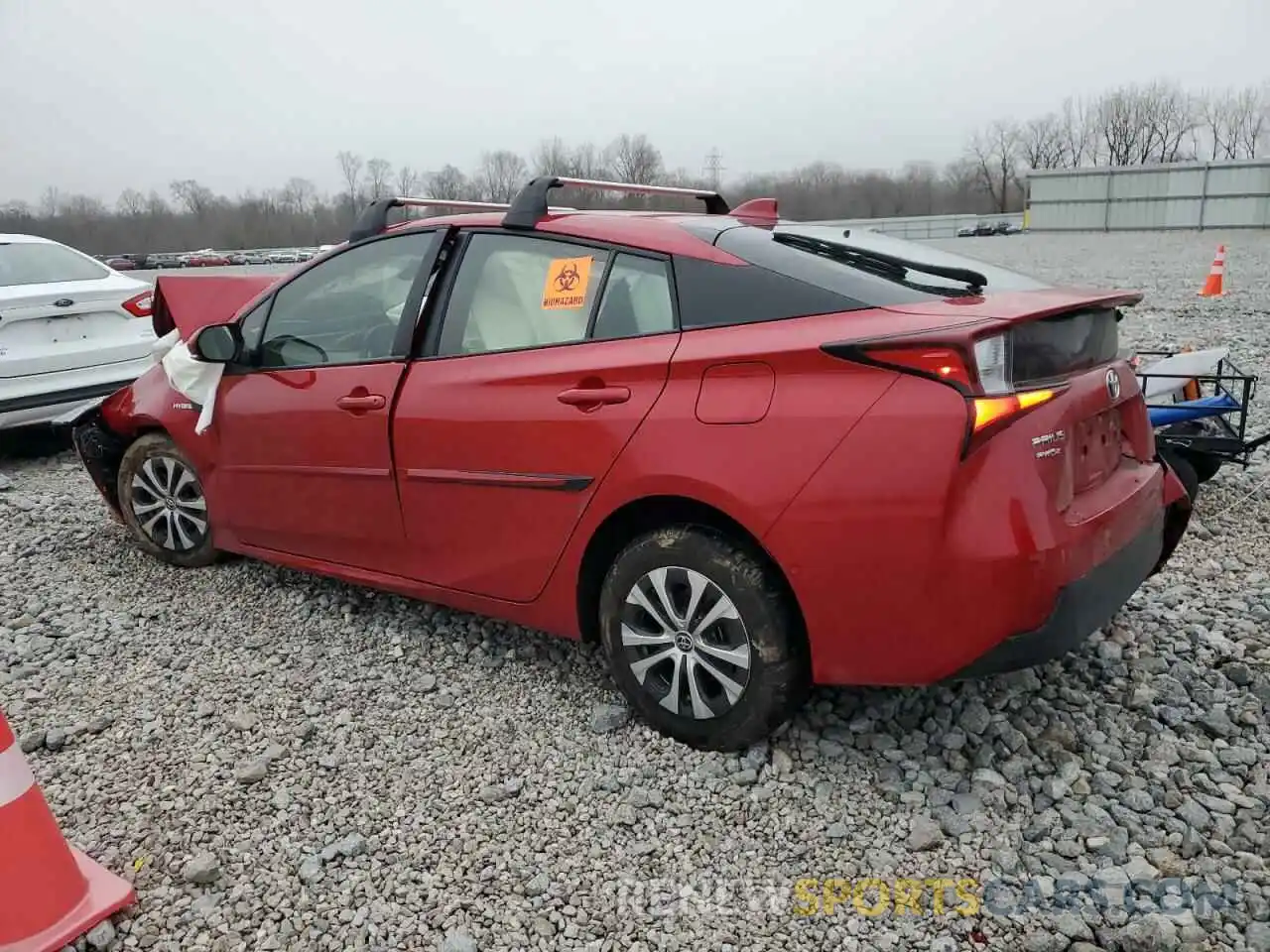 2 Photograph of a damaged car JTDL9MFU0N3039519 TOYOTA PRIUS 2022