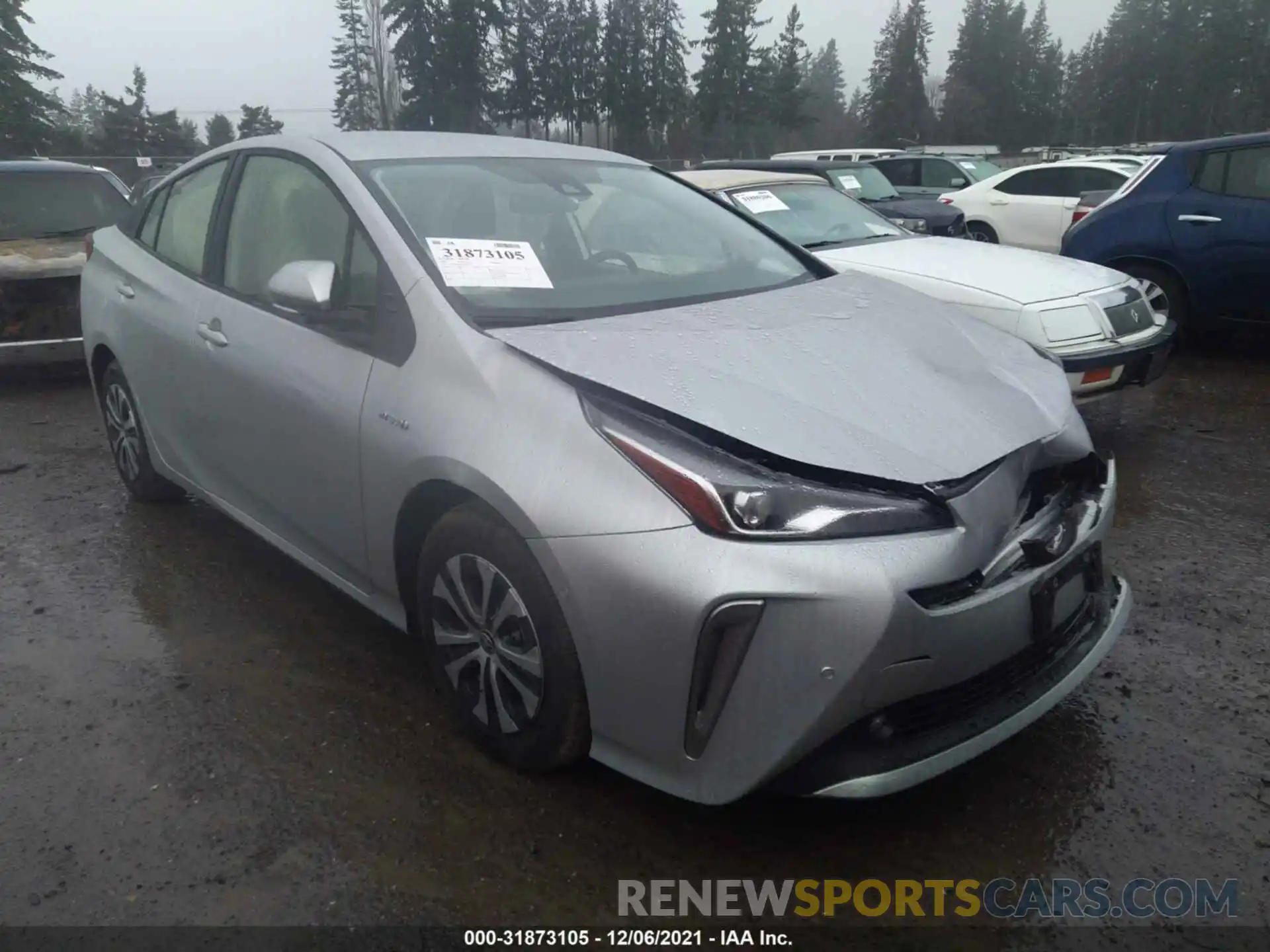 1 Photograph of a damaged car JTDL9MFU1N3031817 TOYOTA PRIUS 2022