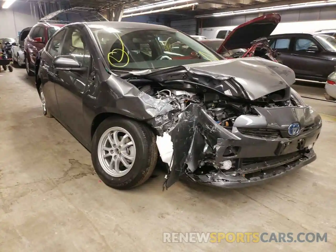 1 Photograph of a damaged car JTDL9MFU1N3032658 TOYOTA PRIUS 2022