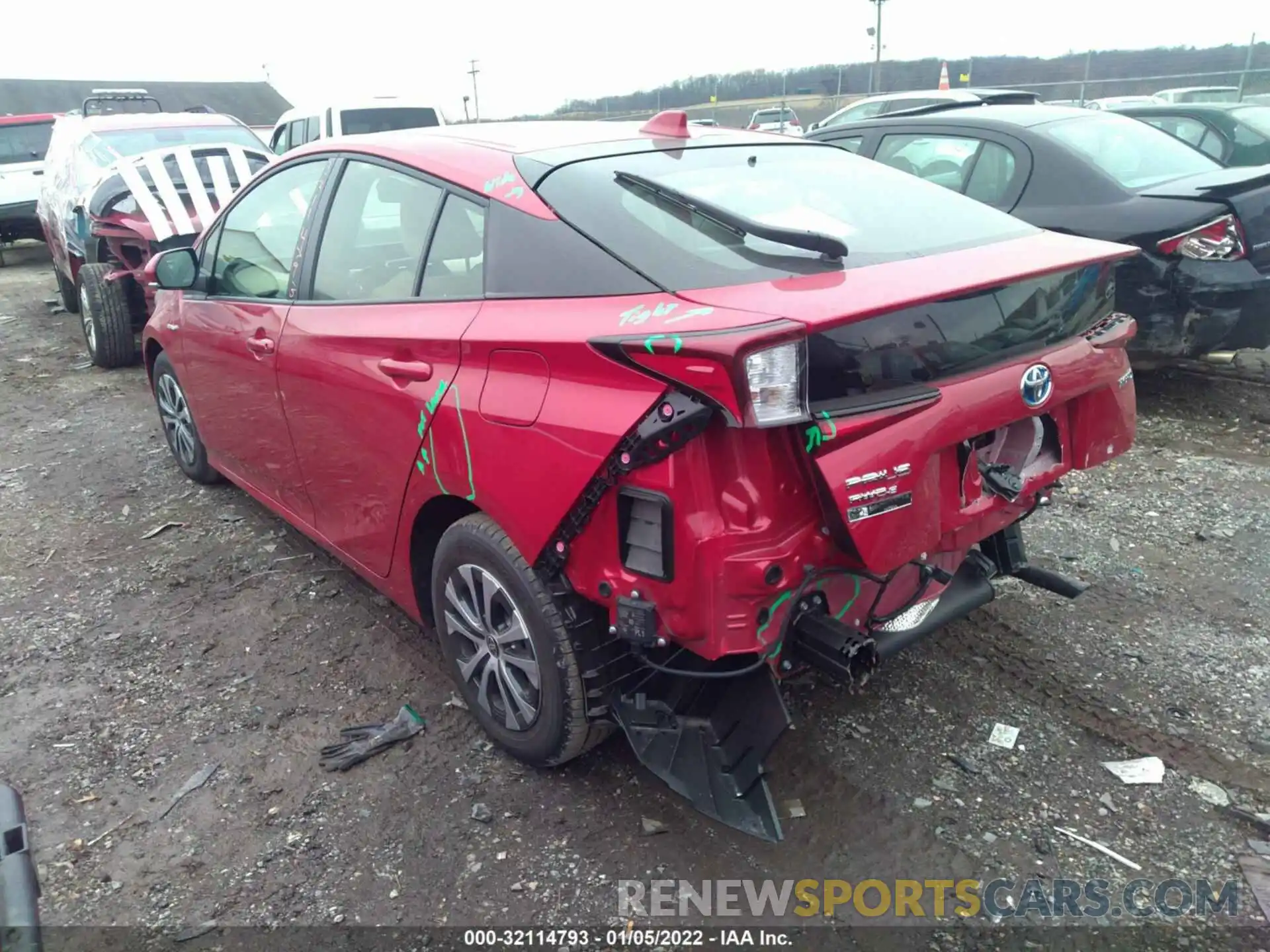 3 Photograph of a damaged car JTDL9MFU1N3032952 TOYOTA PRIUS 2022