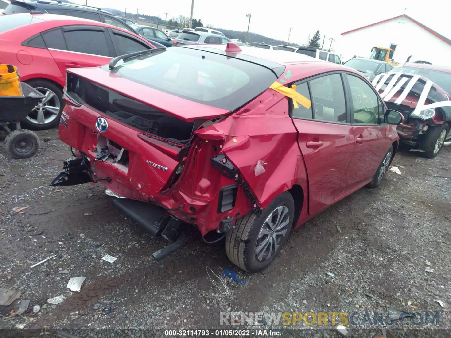 4 Photograph of a damaged car JTDL9MFU1N3032952 TOYOTA PRIUS 2022