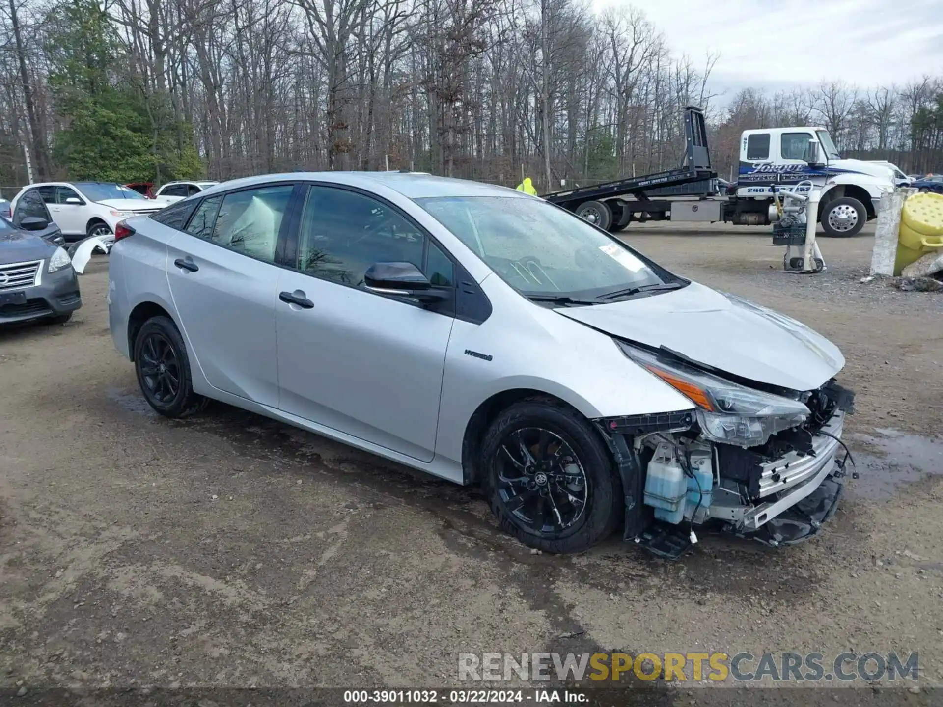 1 Photograph of a damaged car JTDL9MFU1N3033275 TOYOTA PRIUS 2022