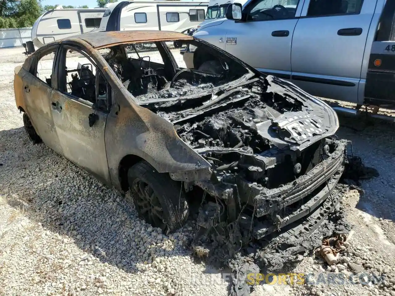 1 Photograph of a damaged car JTDL9MFU1N3035009 TOYOTA PRIUS 2022