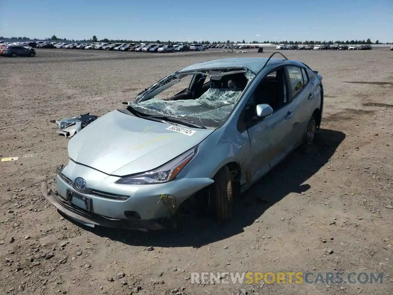 2 Photograph of a damaged car JTDL9MFU2N3031650 TOYOTA PRIUS 2022