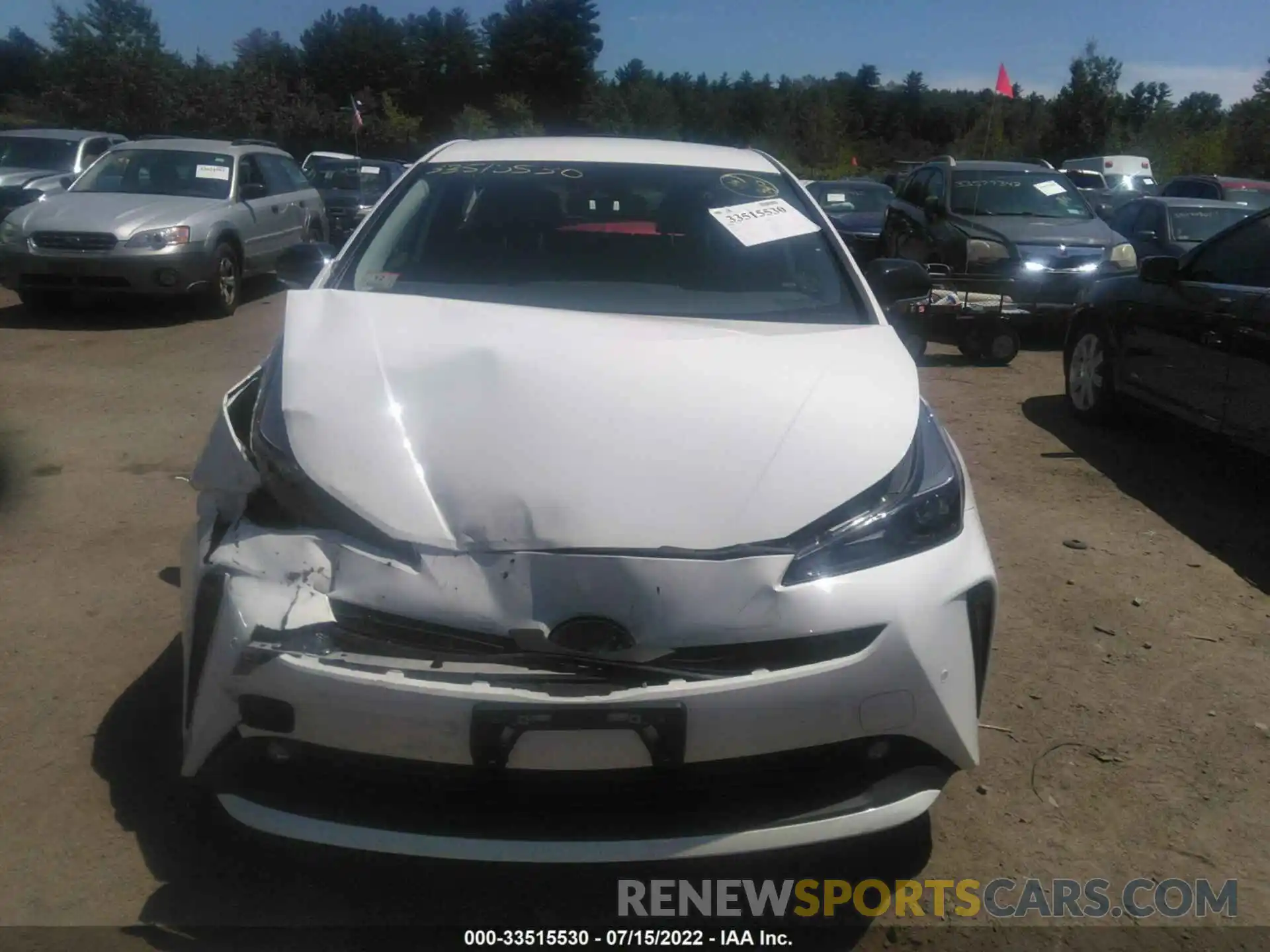 6 Photograph of a damaged car JTDL9MFU2N3033625 TOYOTA PRIUS 2022