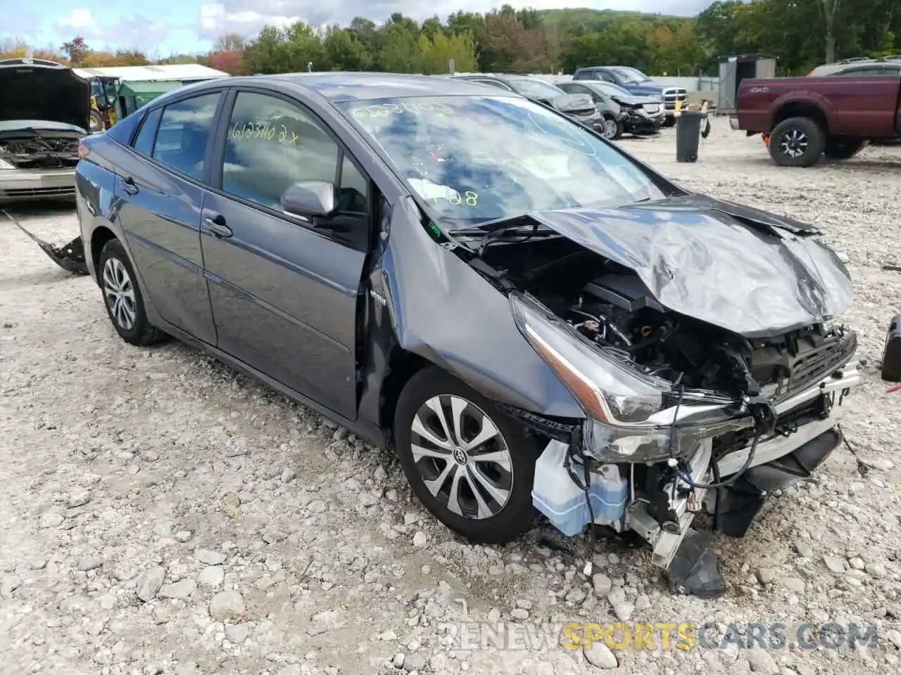 1 Photograph of a damaged car JTDL9MFU3N3032483 TOYOTA PRIUS 2022