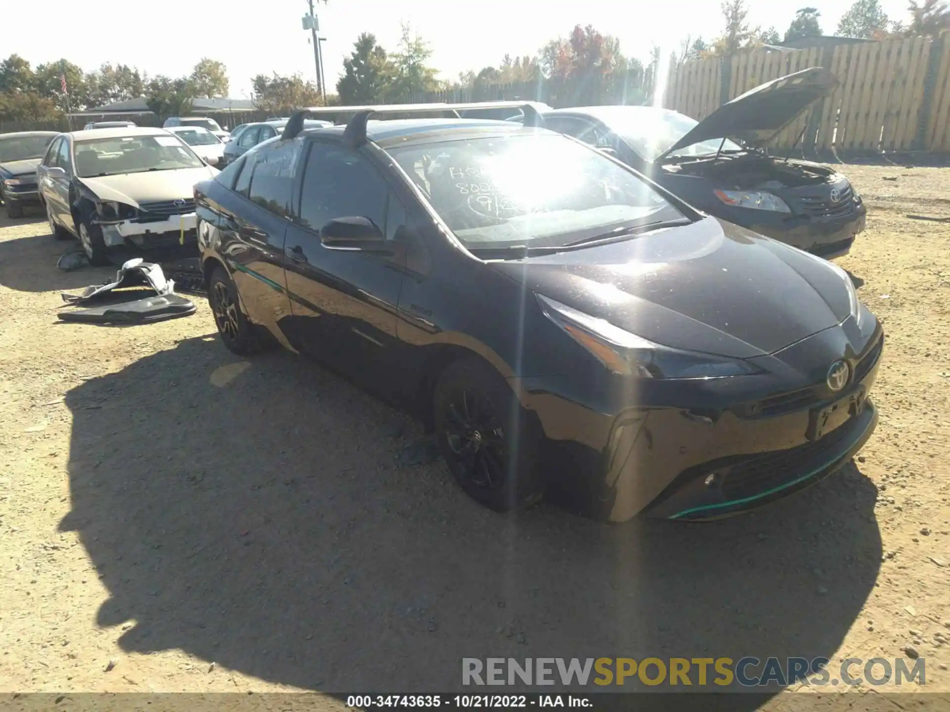 1 Photograph of a damaged car JTDL9MFU3N3035903 TOYOTA PRIUS 2022