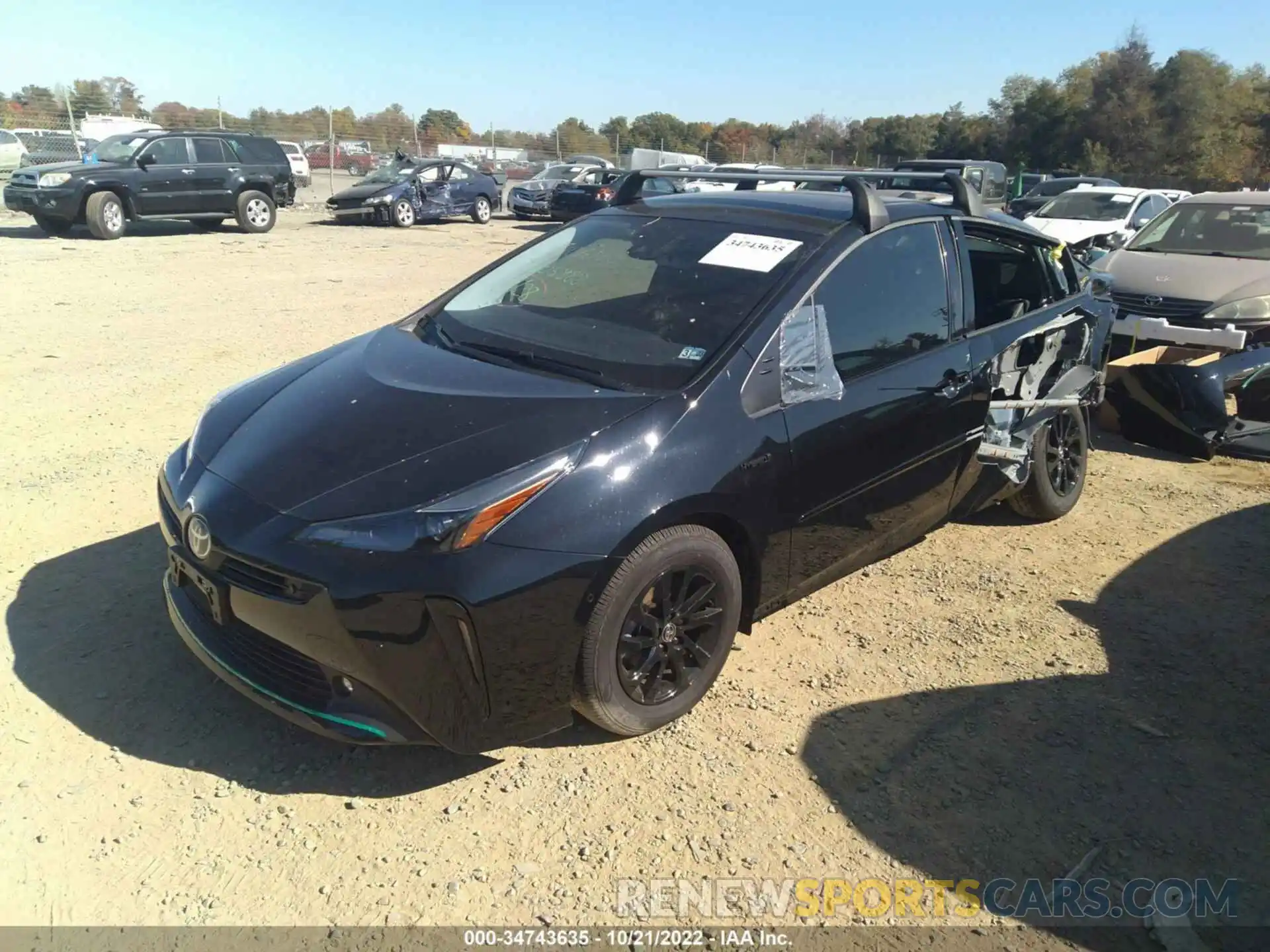 2 Photograph of a damaged car JTDL9MFU3N3035903 TOYOTA PRIUS 2022