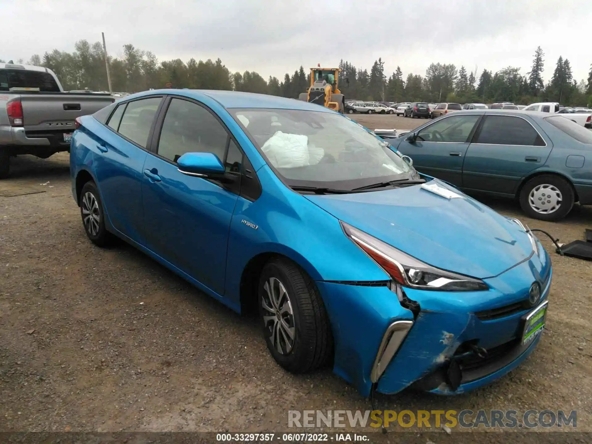 1 Photograph of a damaged car JTDL9MFU3N3037988 TOYOTA PRIUS 2022