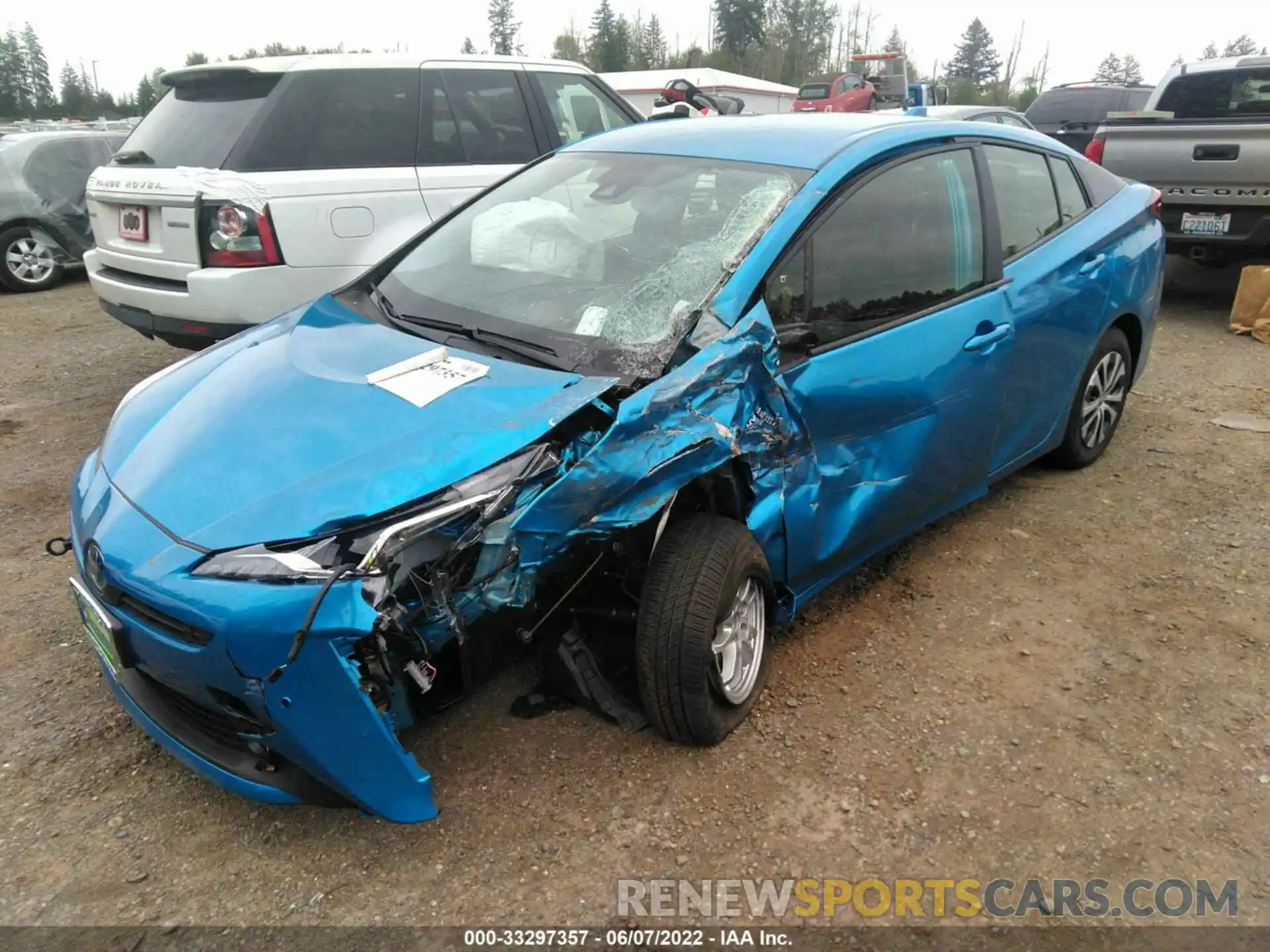 2 Photograph of a damaged car JTDL9MFU3N3037988 TOYOTA PRIUS 2022