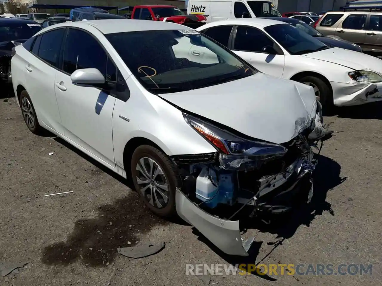 1 Photograph of a damaged car JTDL9MFU5N3034087 TOYOTA PRIUS 2022