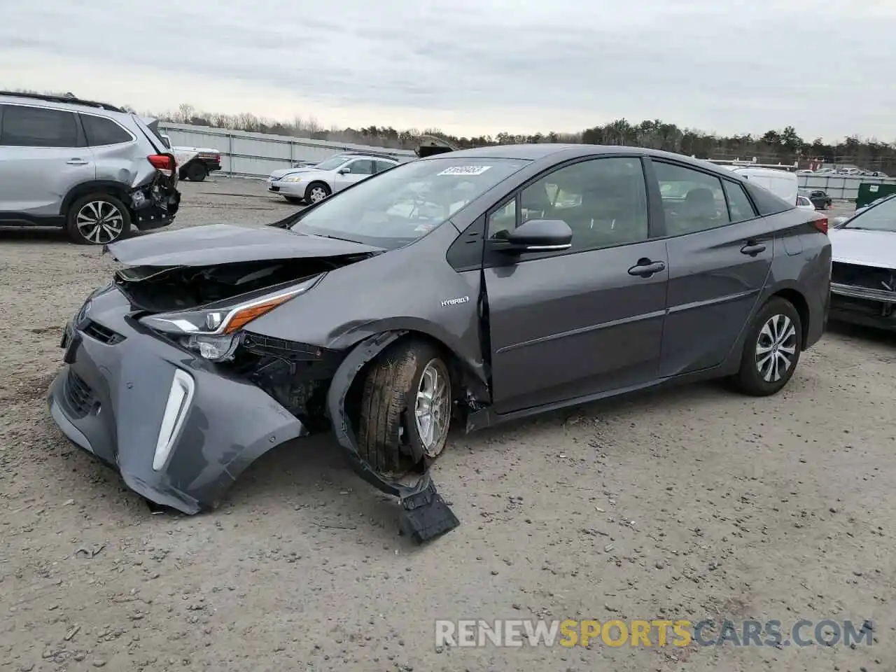 1 Photograph of a damaged car JTDL9MFU6N3038827 TOYOTA PRIUS 2022