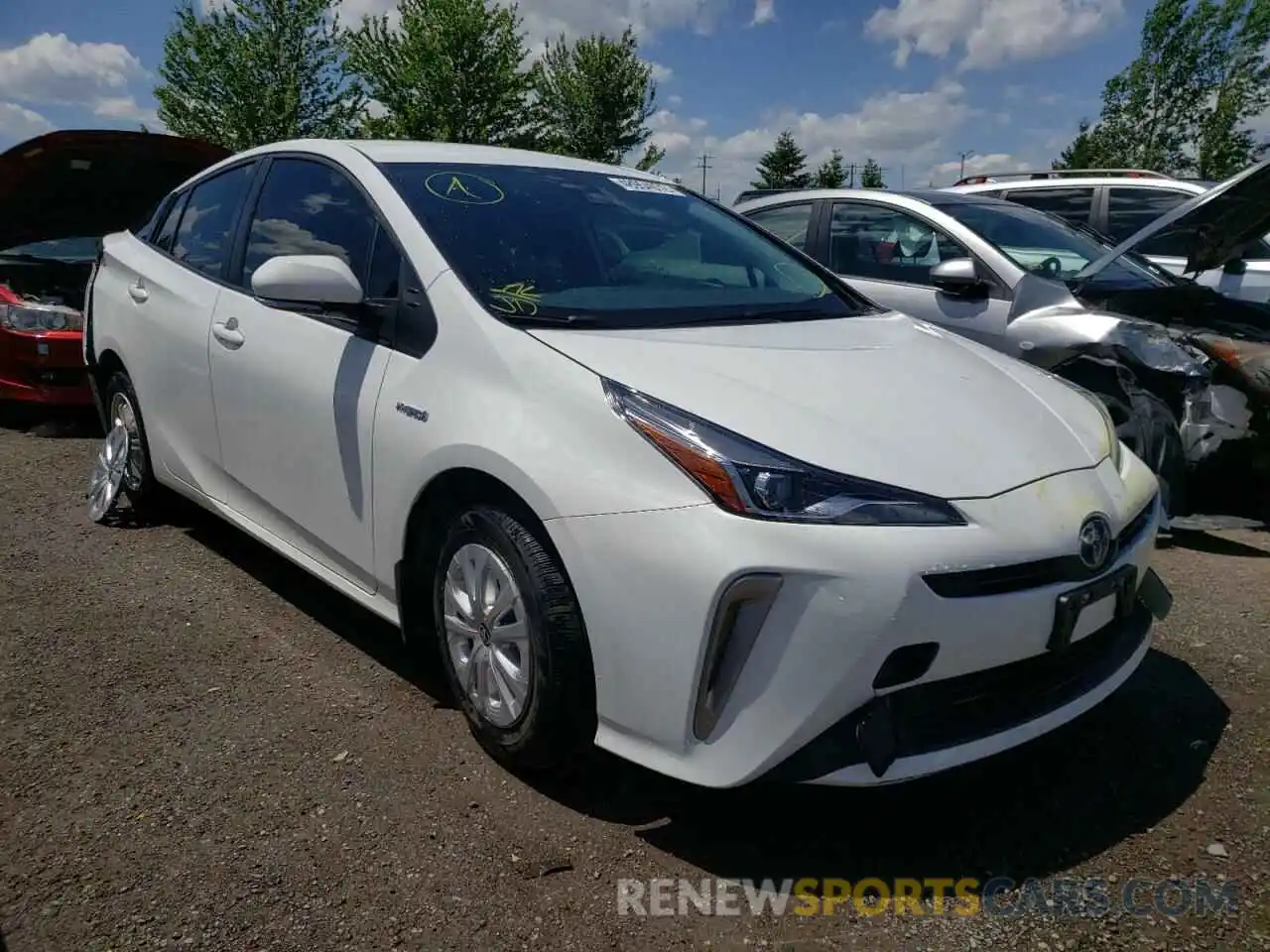 1 Photograph of a damaged car JTDL9MFU7N3031367 TOYOTA PRIUS 2022