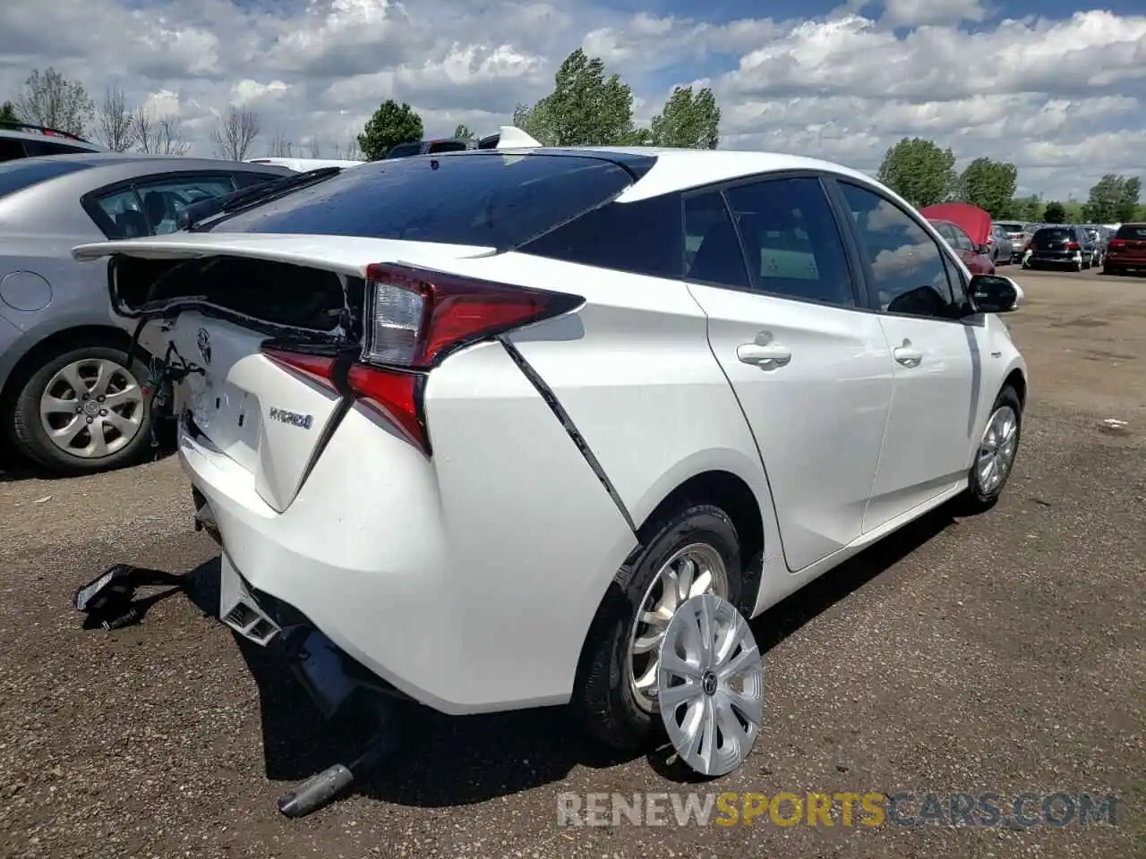 4 Photograph of a damaged car JTDL9MFU7N3031367 TOYOTA PRIUS 2022