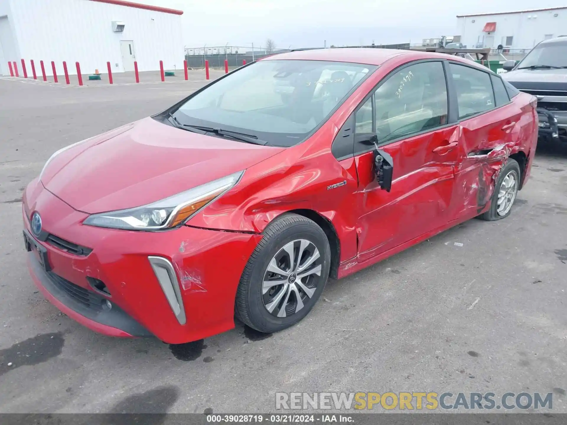 2 Photograph of a damaged car JTDL9MFU7N3038318 TOYOTA PRIUS 2022