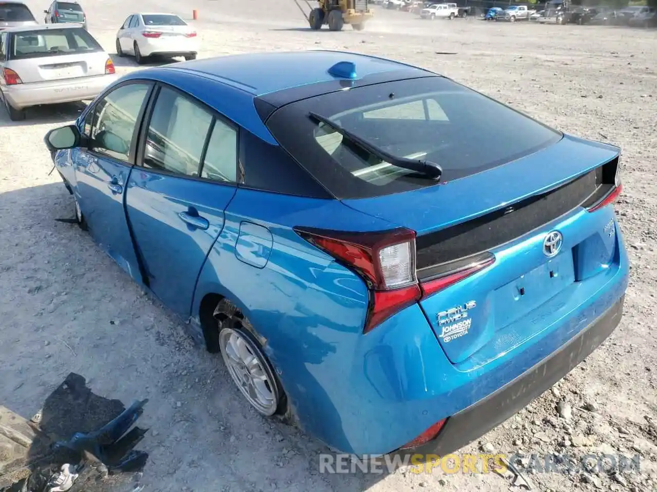 3 Фотография поврежденного автомобиля JTDL9MFU8N3031796 TOYOTA PRIUS 2022