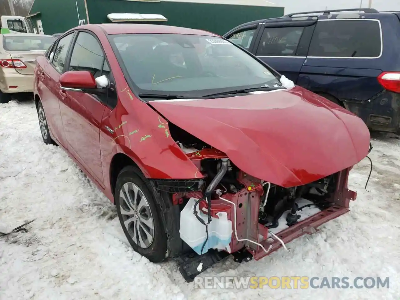 1 Photograph of a damaged car JTDL9MFU8N3031863 TOYOTA PRIUS 2022