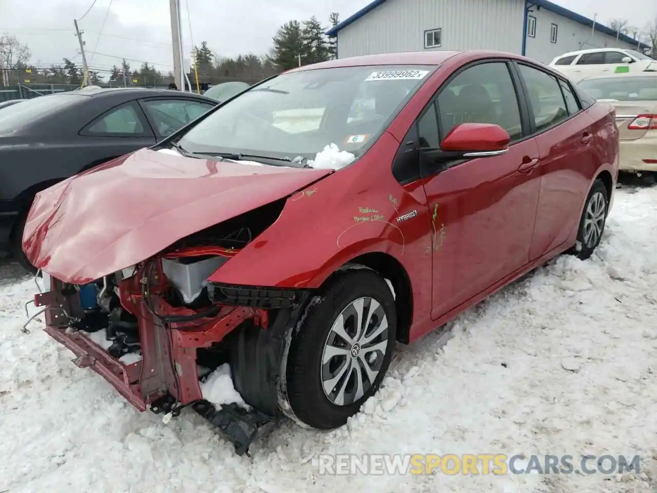 2 Photograph of a damaged car JTDL9MFU8N3031863 TOYOTA PRIUS 2022