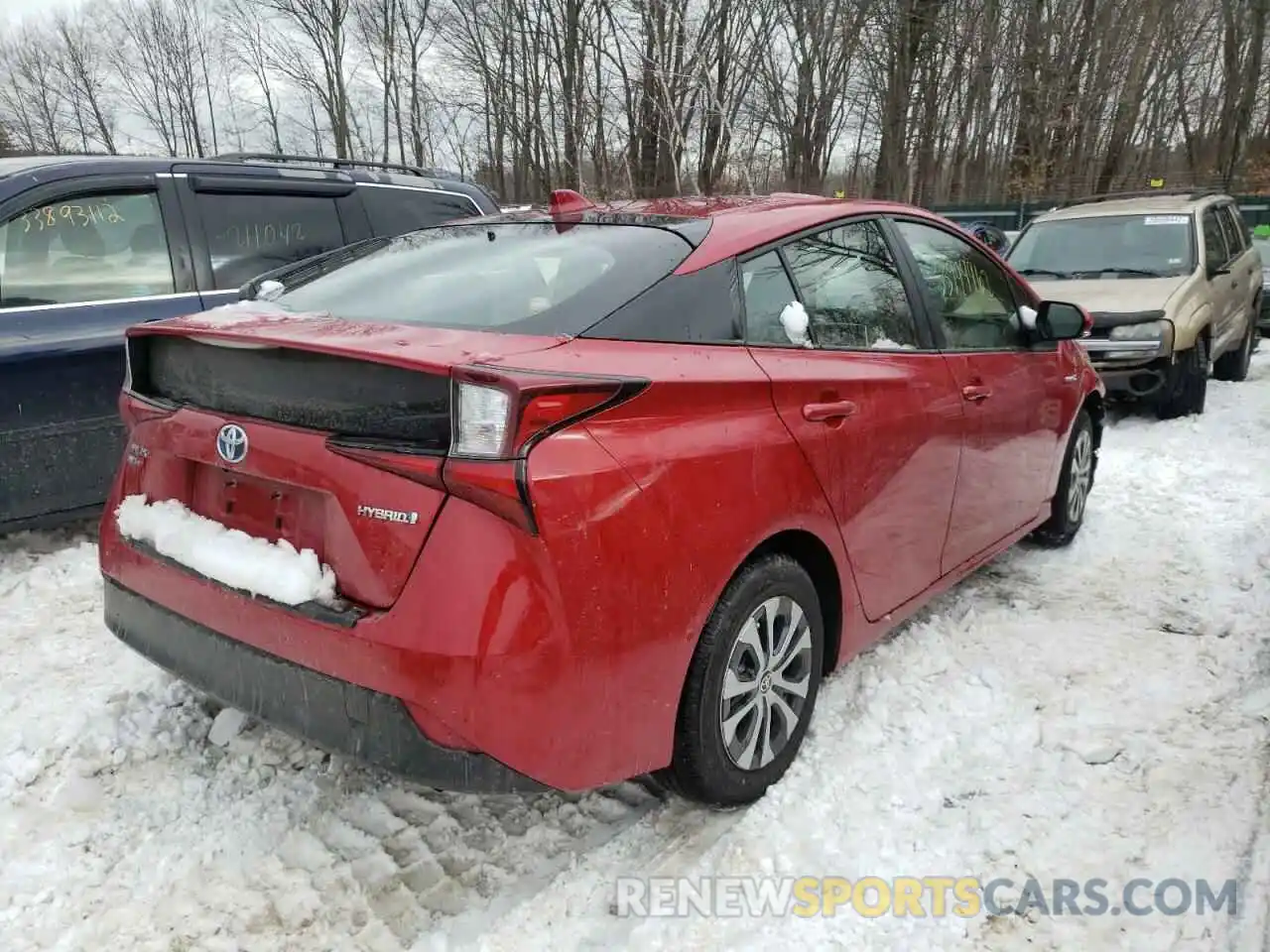 4 Фотография поврежденного автомобиля JTDL9MFU8N3031863 TOYOTA PRIUS 2022