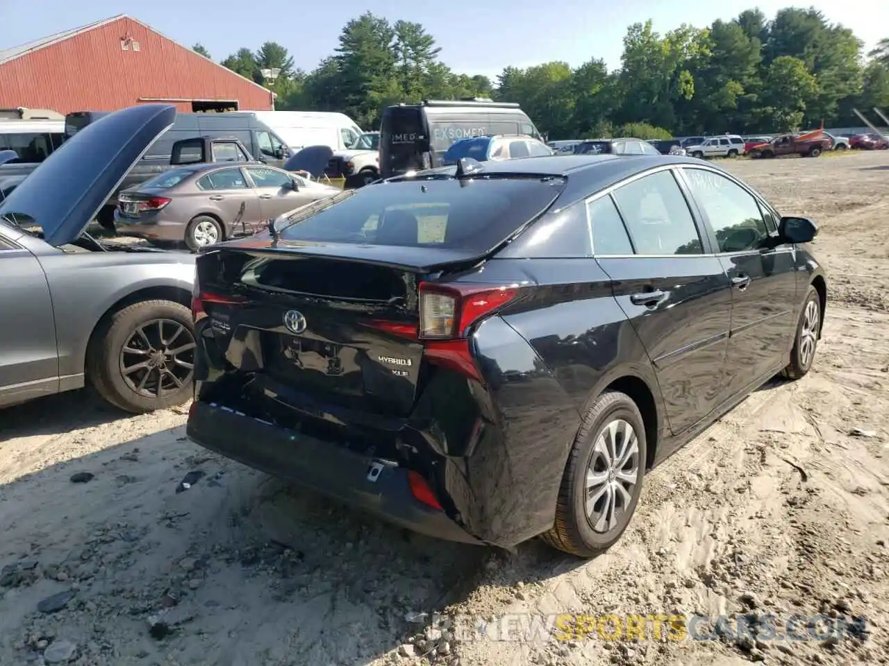 4 Photograph of a damaged car JTDL9MFU8N3035637 TOYOTA PRIUS 2022