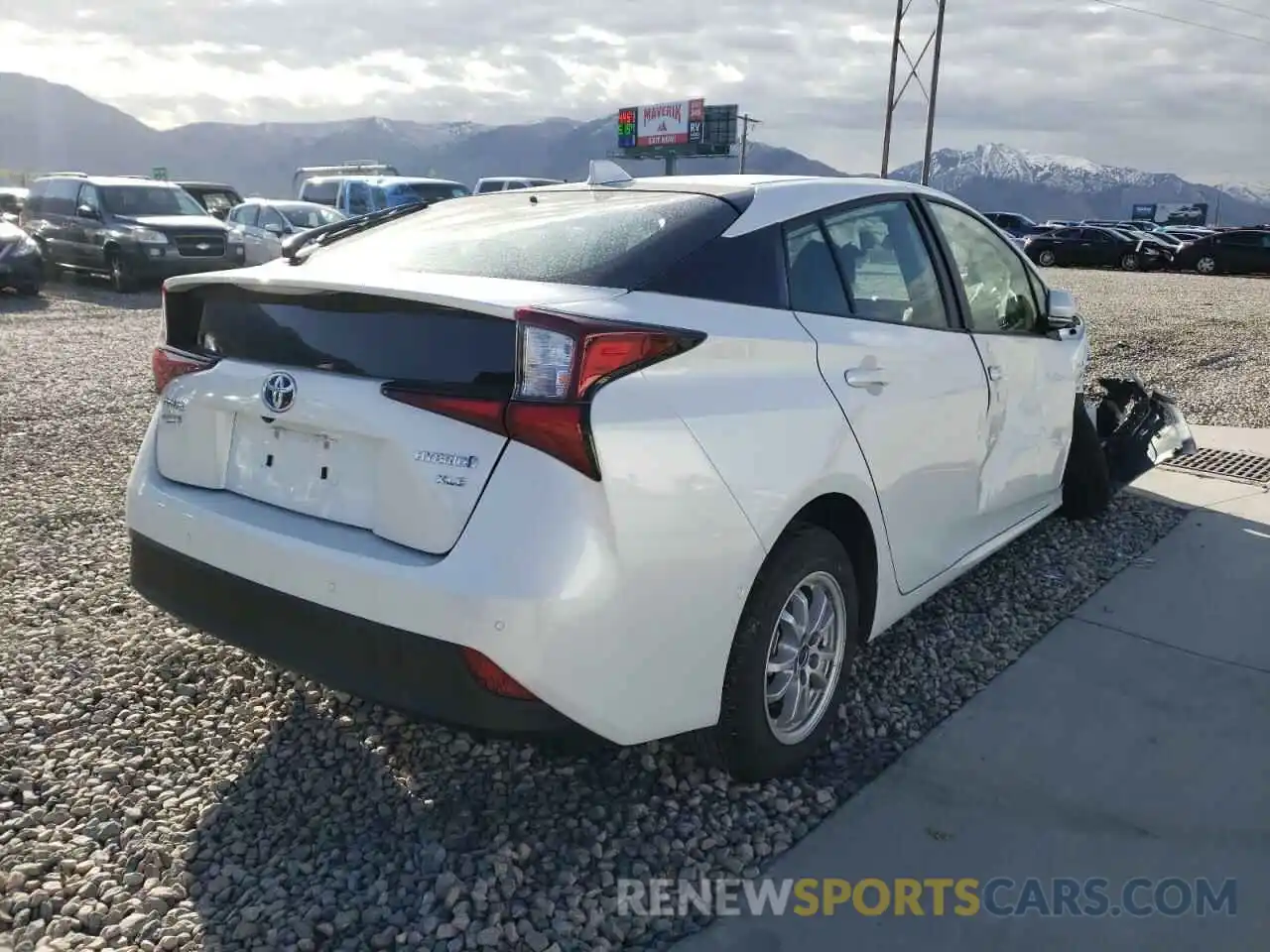 4 Photograph of a damaged car JTDL9MFU9N3031919 TOYOTA PRIUS 2022