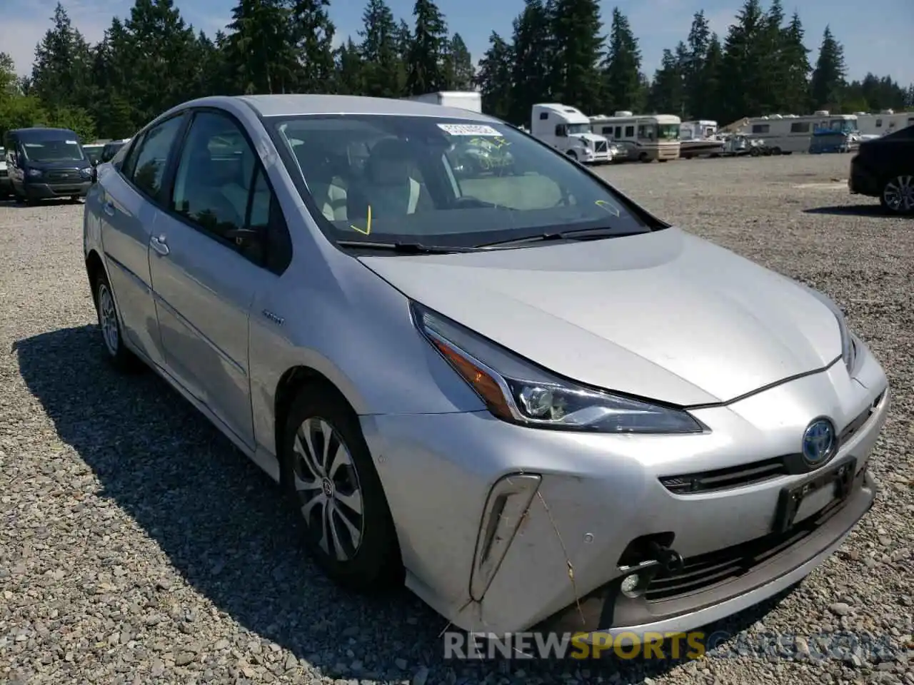 1 Photograph of a damaged car JTDL9MFU9N3037963 TOYOTA PRIUS 2022