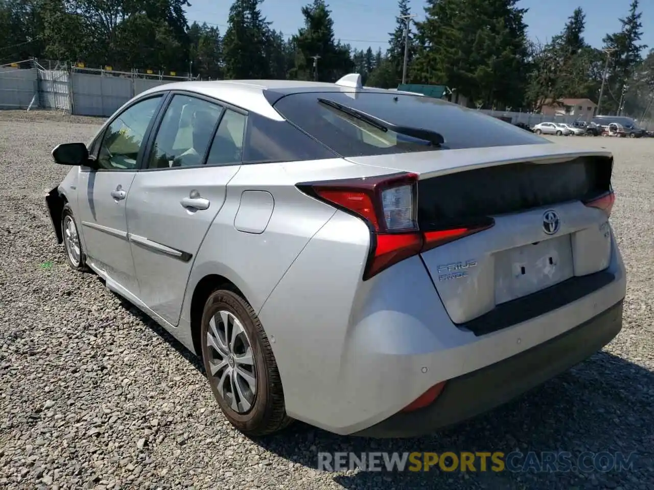 3 Photograph of a damaged car JTDL9MFU9N3037963 TOYOTA PRIUS 2022