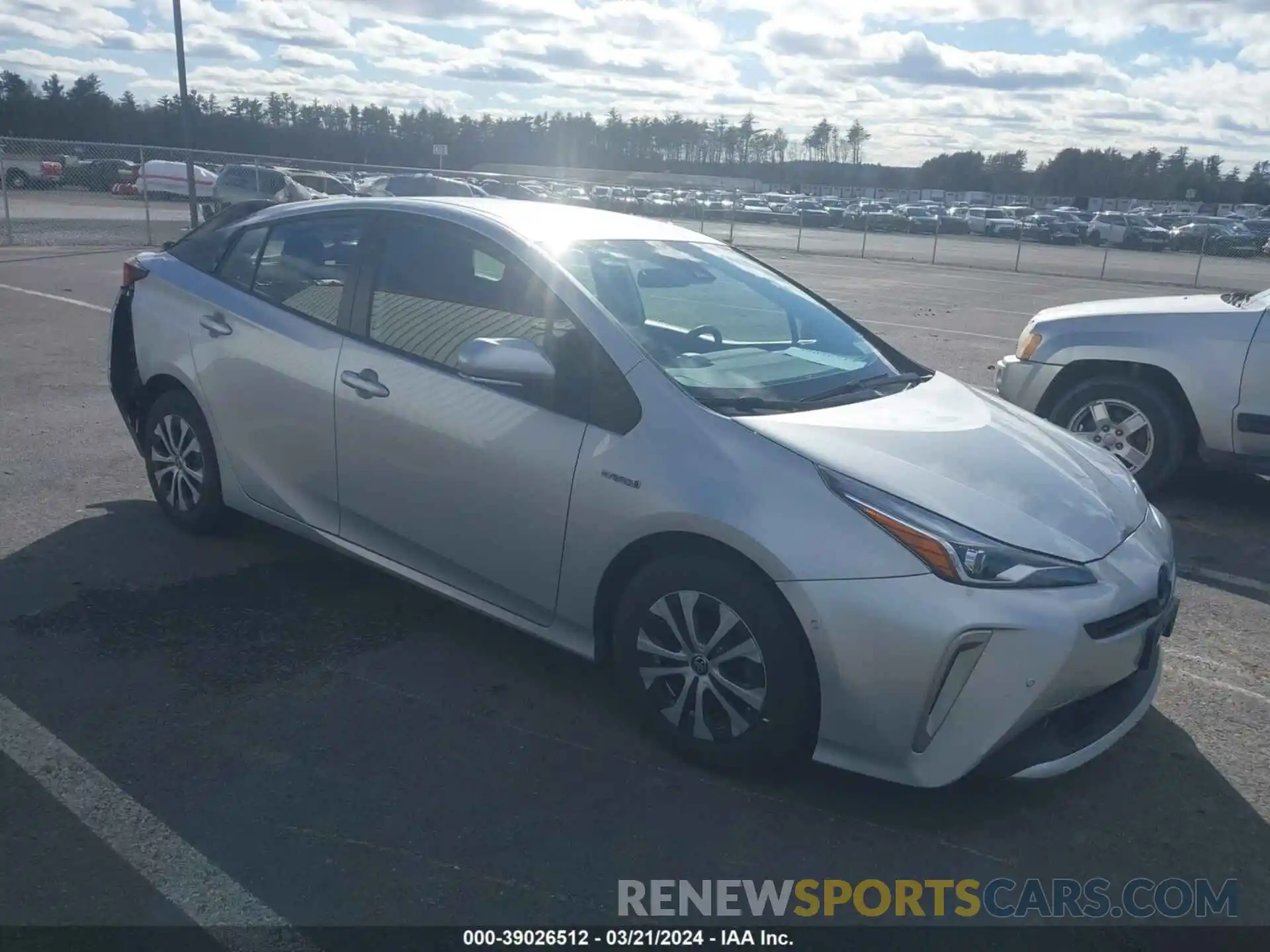 1 Photograph of a damaged car JTDL9MFUXN3037020 TOYOTA PRIUS 2022