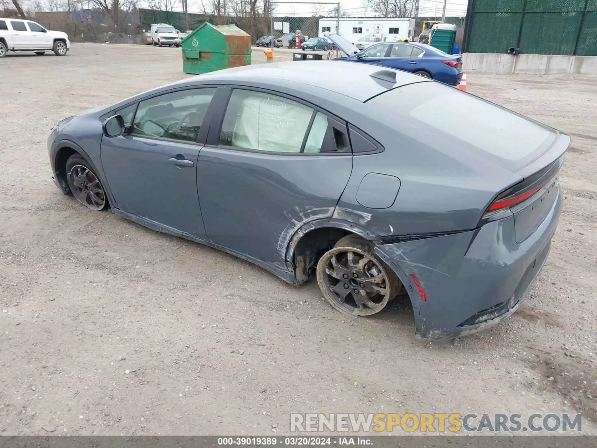 3 Photograph of a damaged car JTDACAAU0P3003606 TOYOTA PRIUS 2023