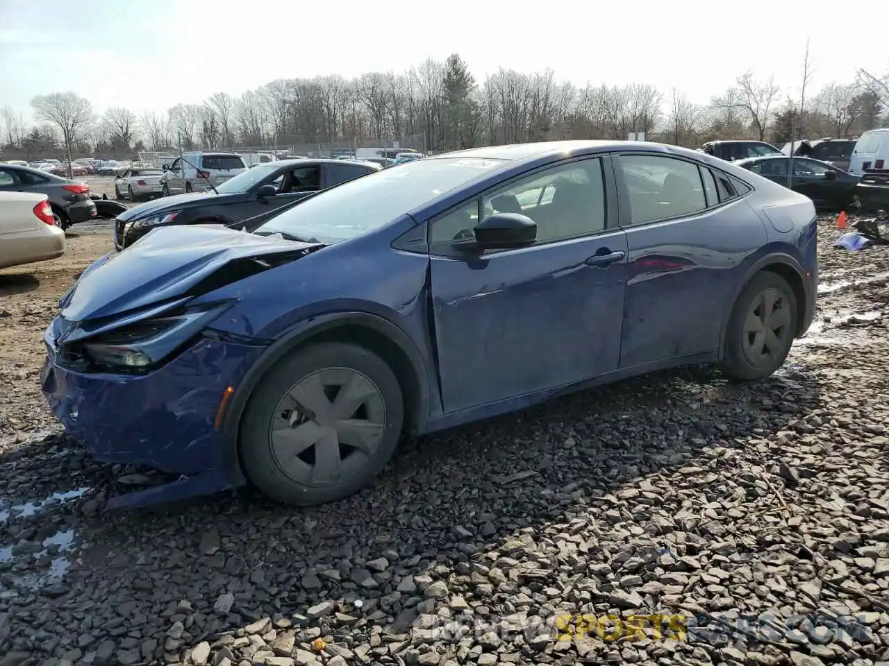 1 Photograph of a damaged car JTDACAAU1P3008068 TOYOTA PRIUS 2023