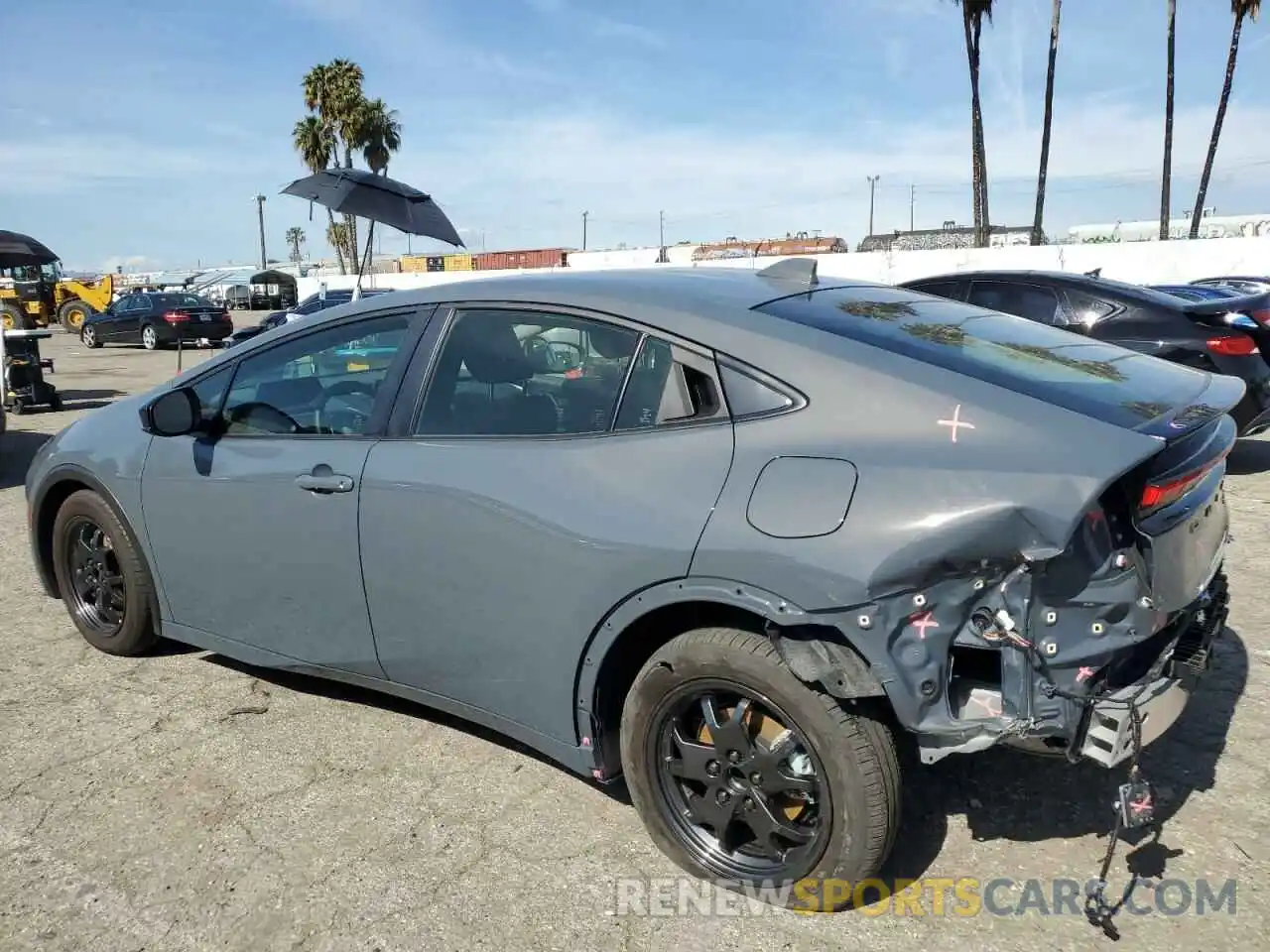 2 Photograph of a damaged car JTDACAAU1P3009866 TOYOTA PRIUS 2023